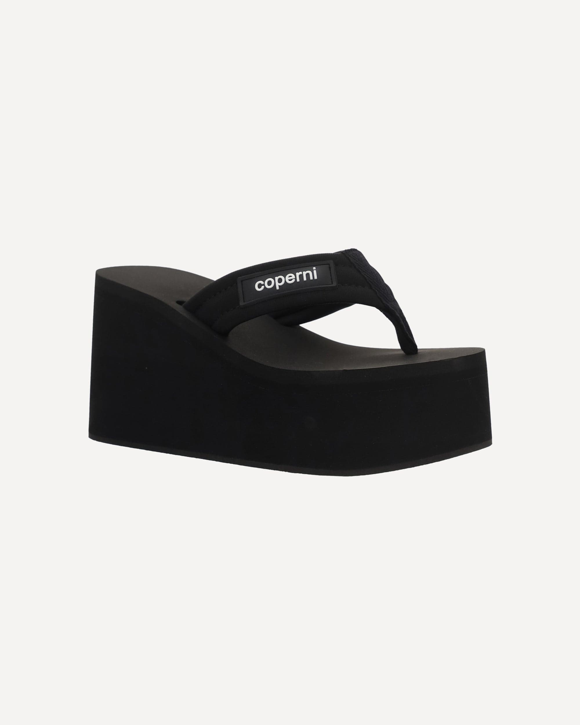 Coperni Branded Slip-On Wedge Sandals - alternate view