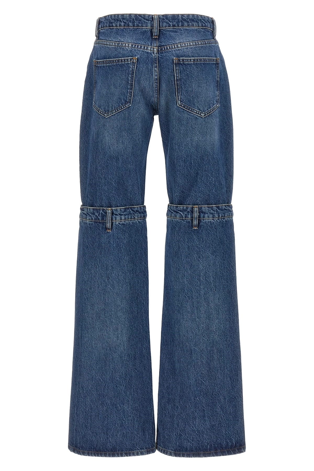 Coperni Jeans Coperni a Gamba Larga con Taglio Aperto sul Ginocchio - alternate view