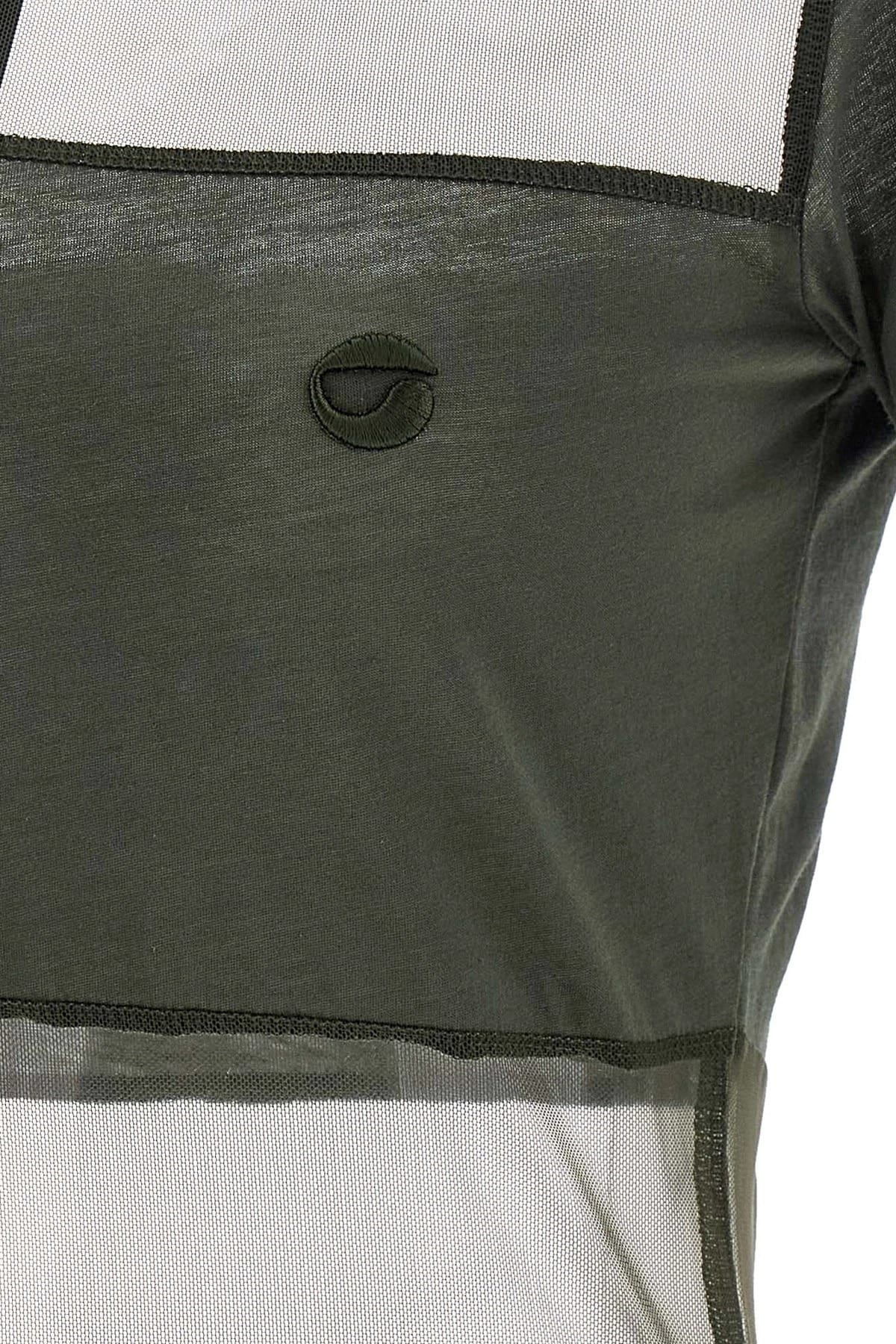 Coperni Coperni Sheer Striped Polo Shirt
