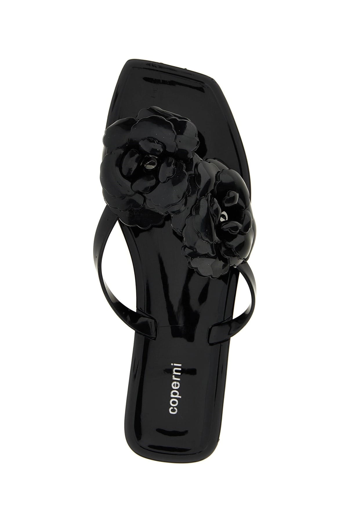 Coperni Coperni Silicone Flower Flat Sandals
