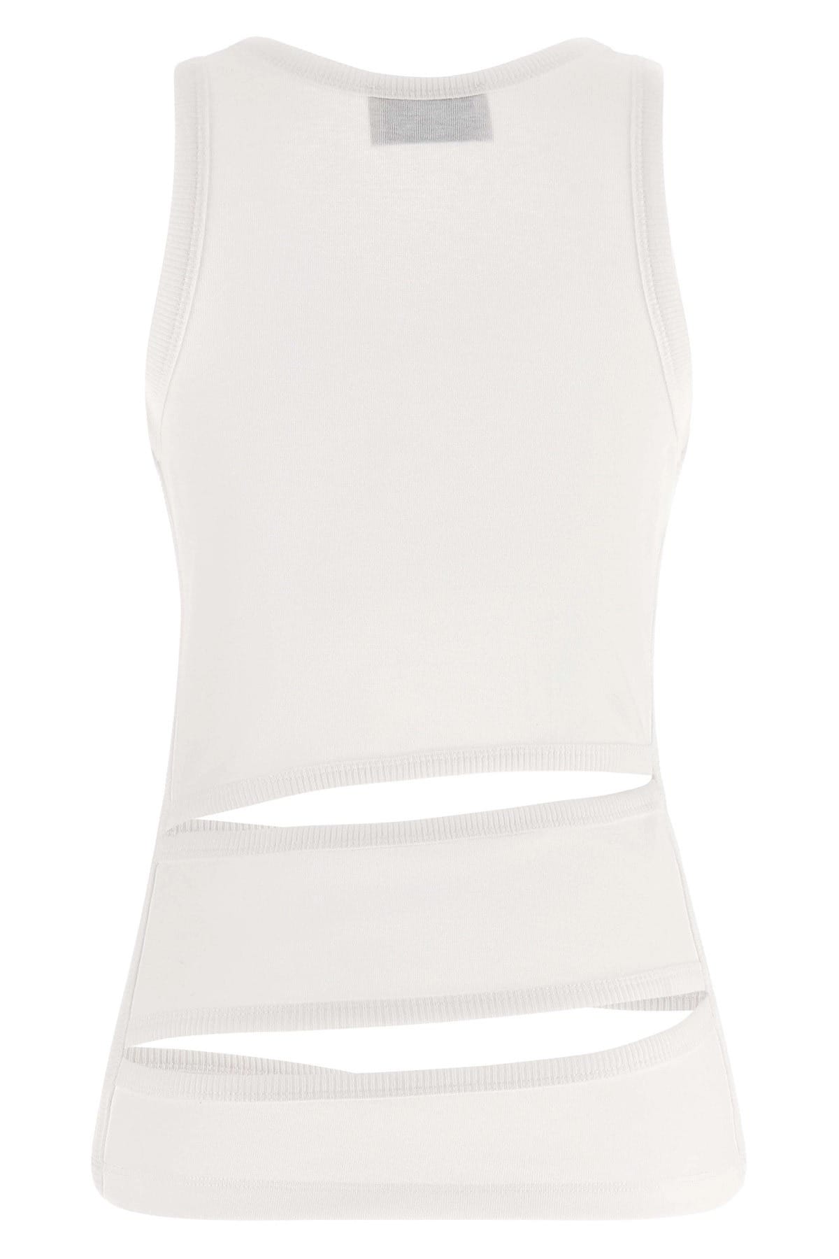 Coperni Coperni Spiral Cotton Tank Top