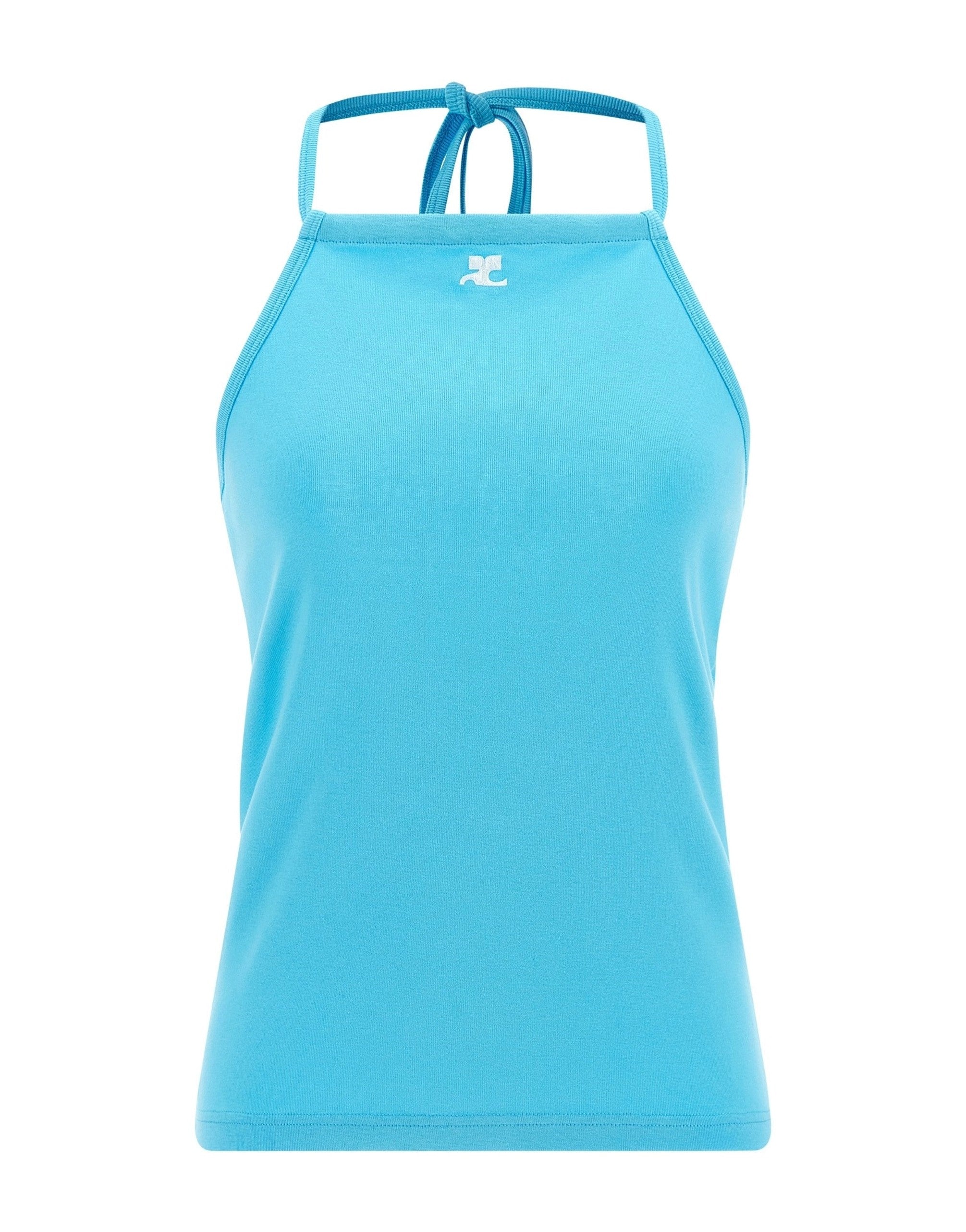 Courrèges Logo Embroidery Tank Top
