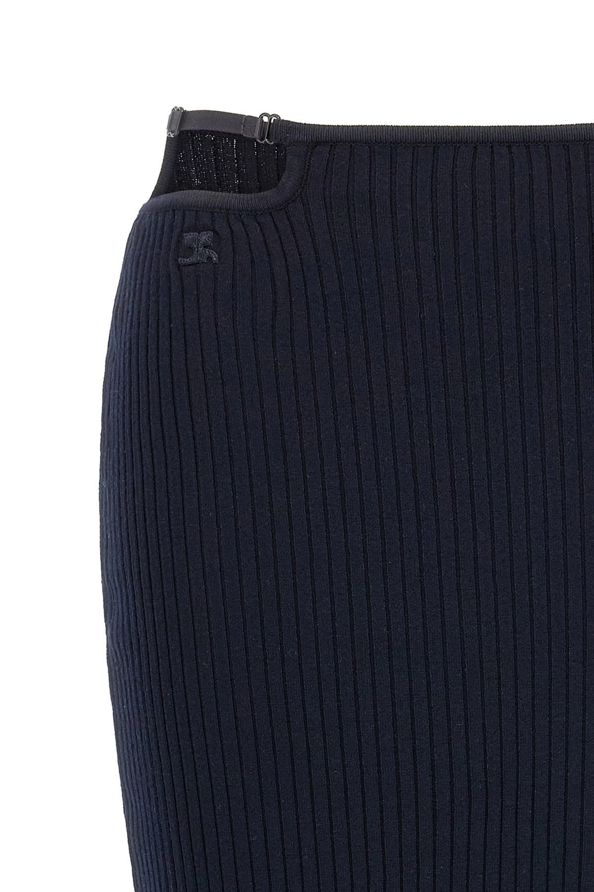 Courrèges Courrèges Loop Rib Knit Skirt