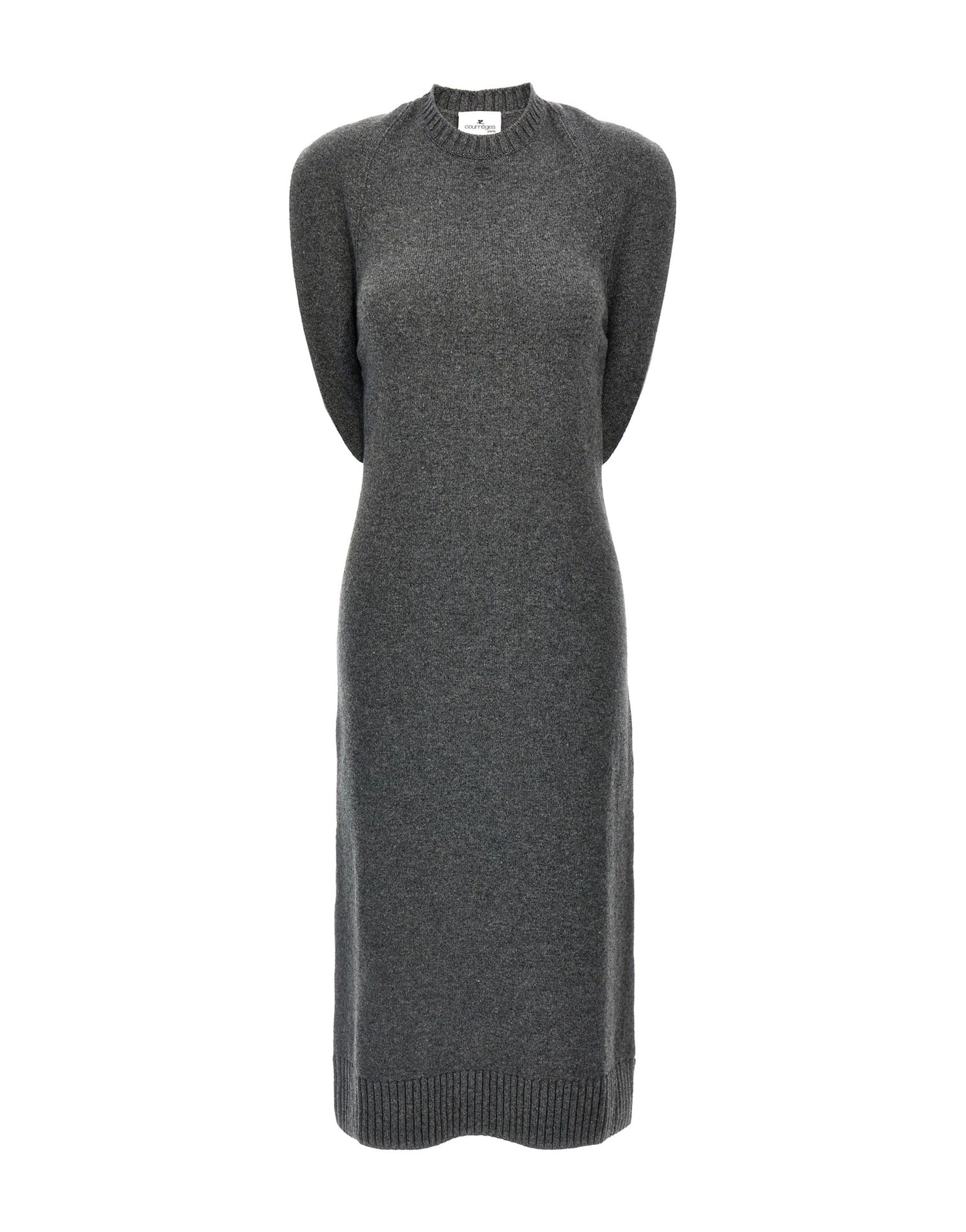 Courrèges Courrèges Over The Shoulder Drapè Dress
