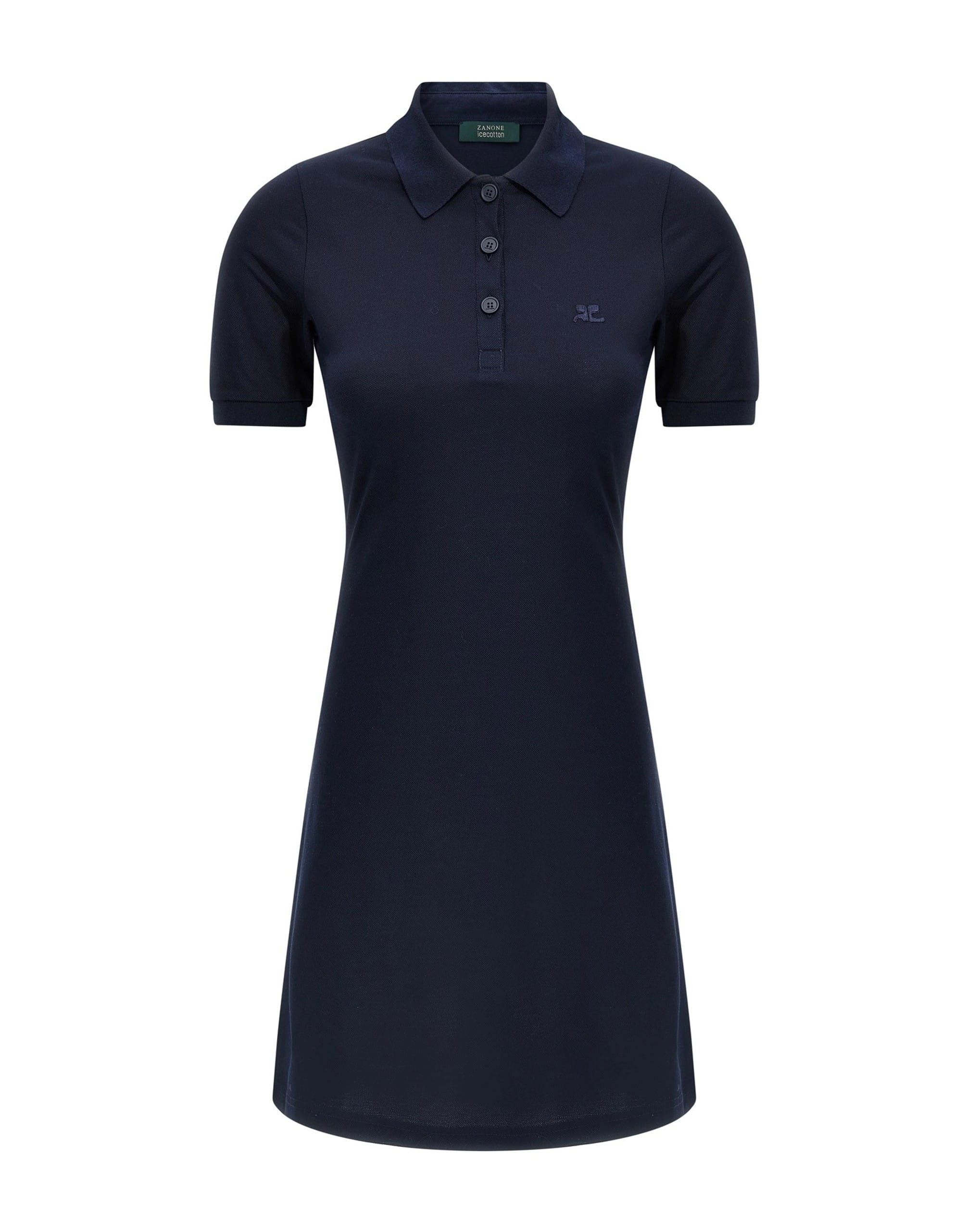 Courrèges Courrèges Piqué Polo Mini Dress