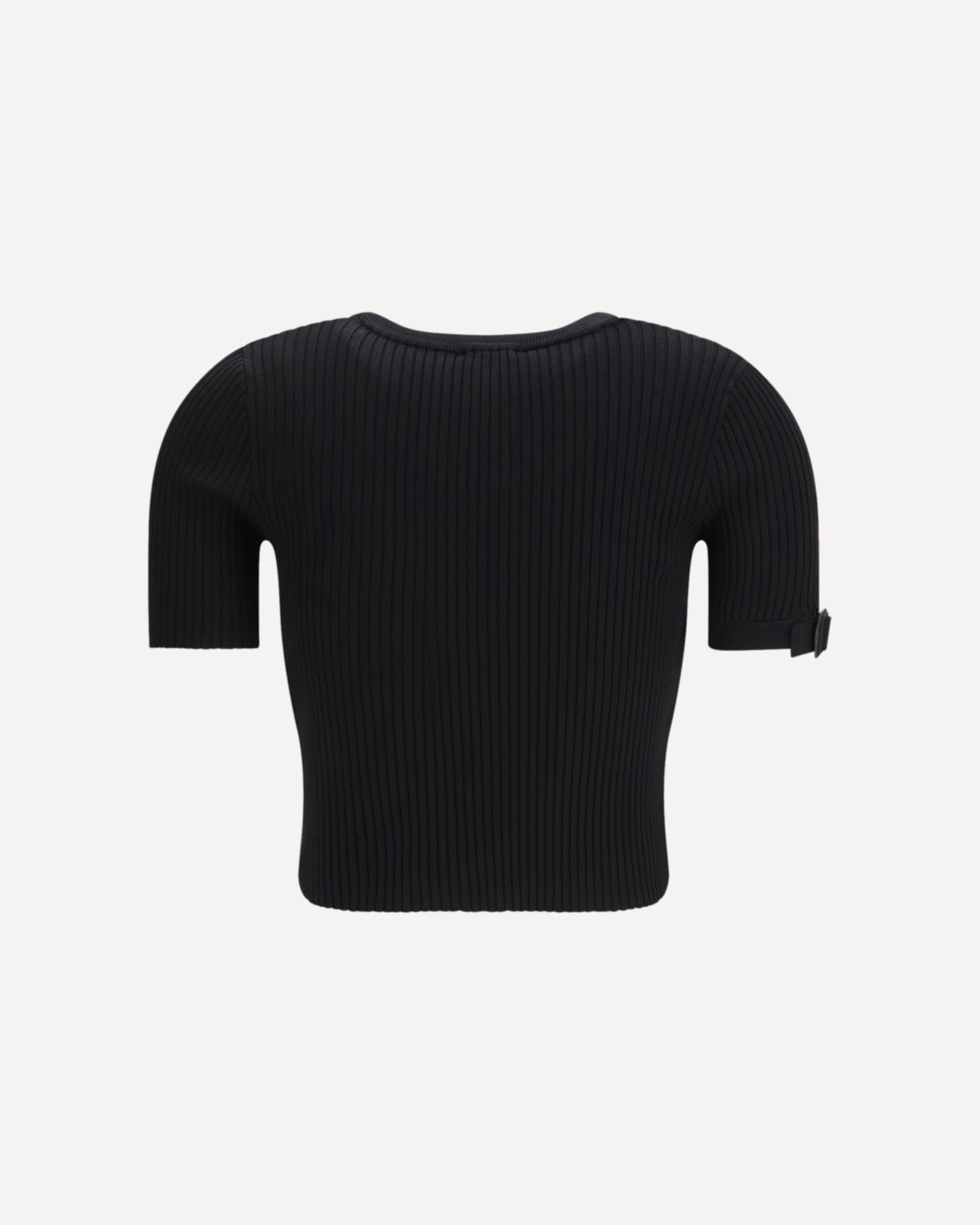 Courrèges Ribbed Crop Top - alternate view