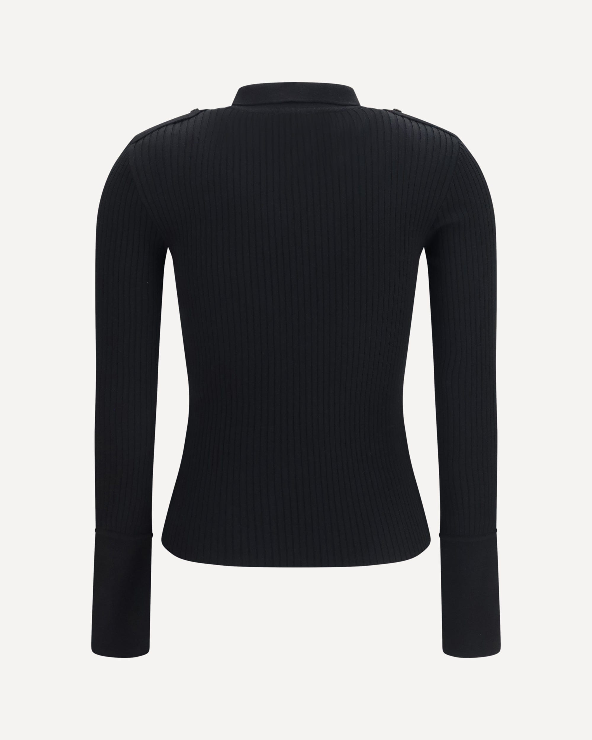 Courrèges Courrèges Ribbed Knit Polo Shirt