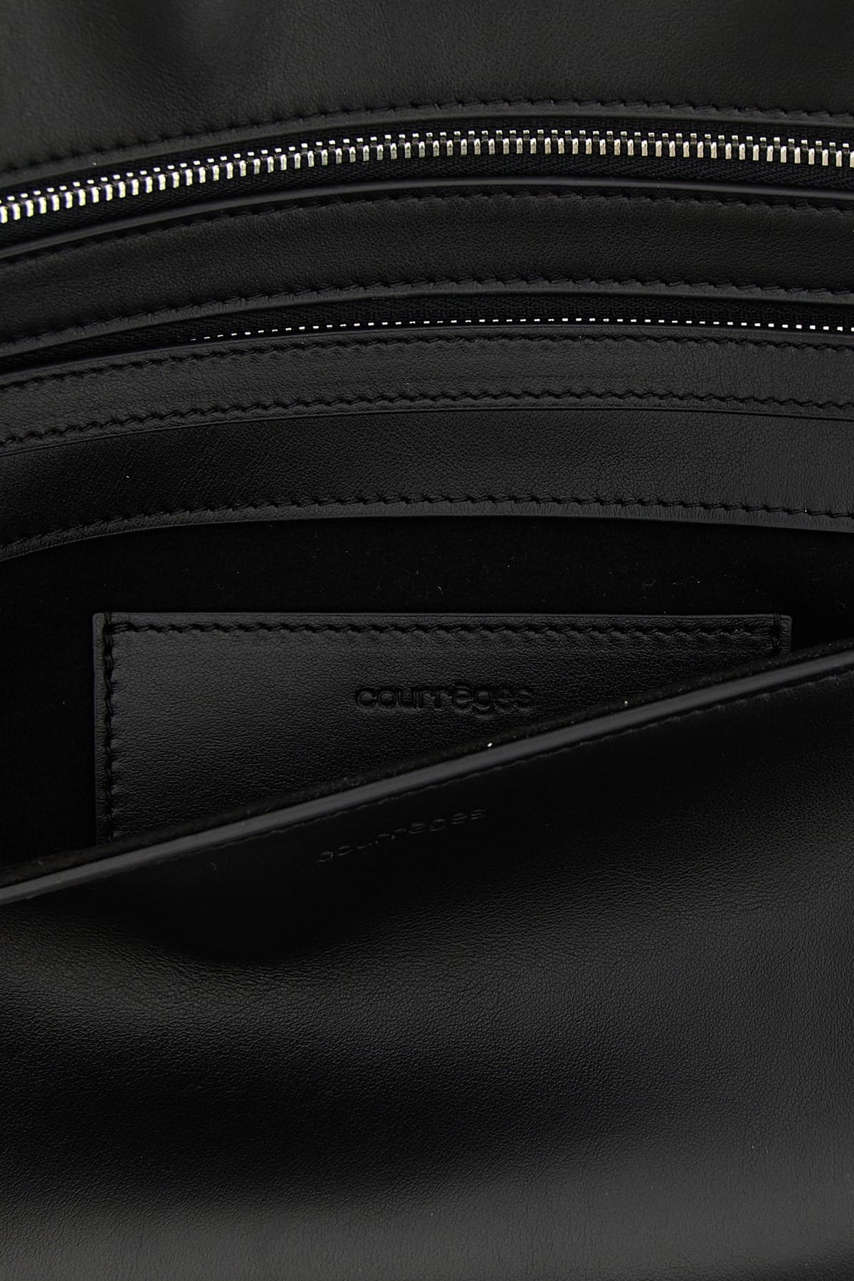 Courrèges Courrèges Smooth Leather Wrist Clutch