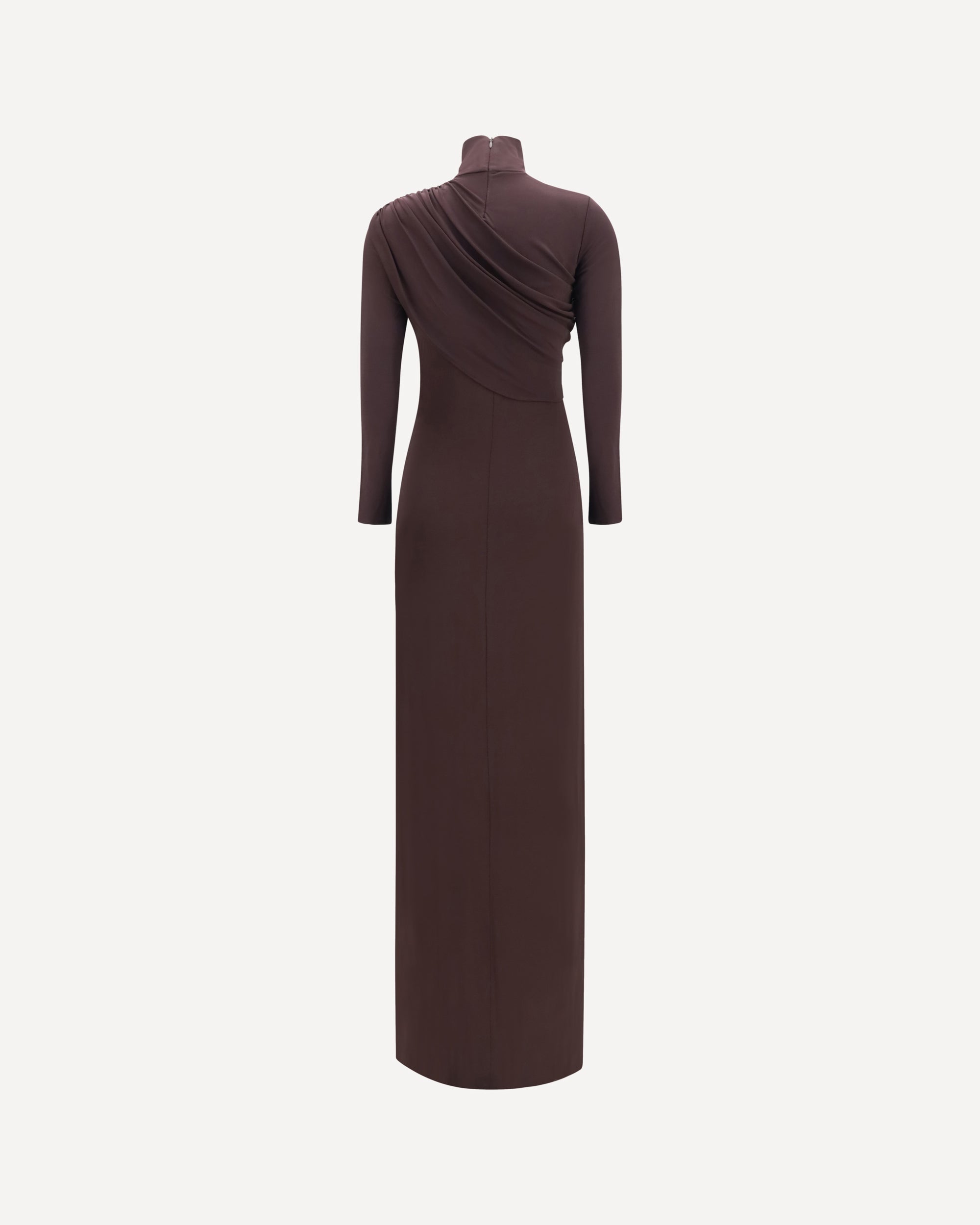 Courrèges Twist jersey jurk met hoge hals