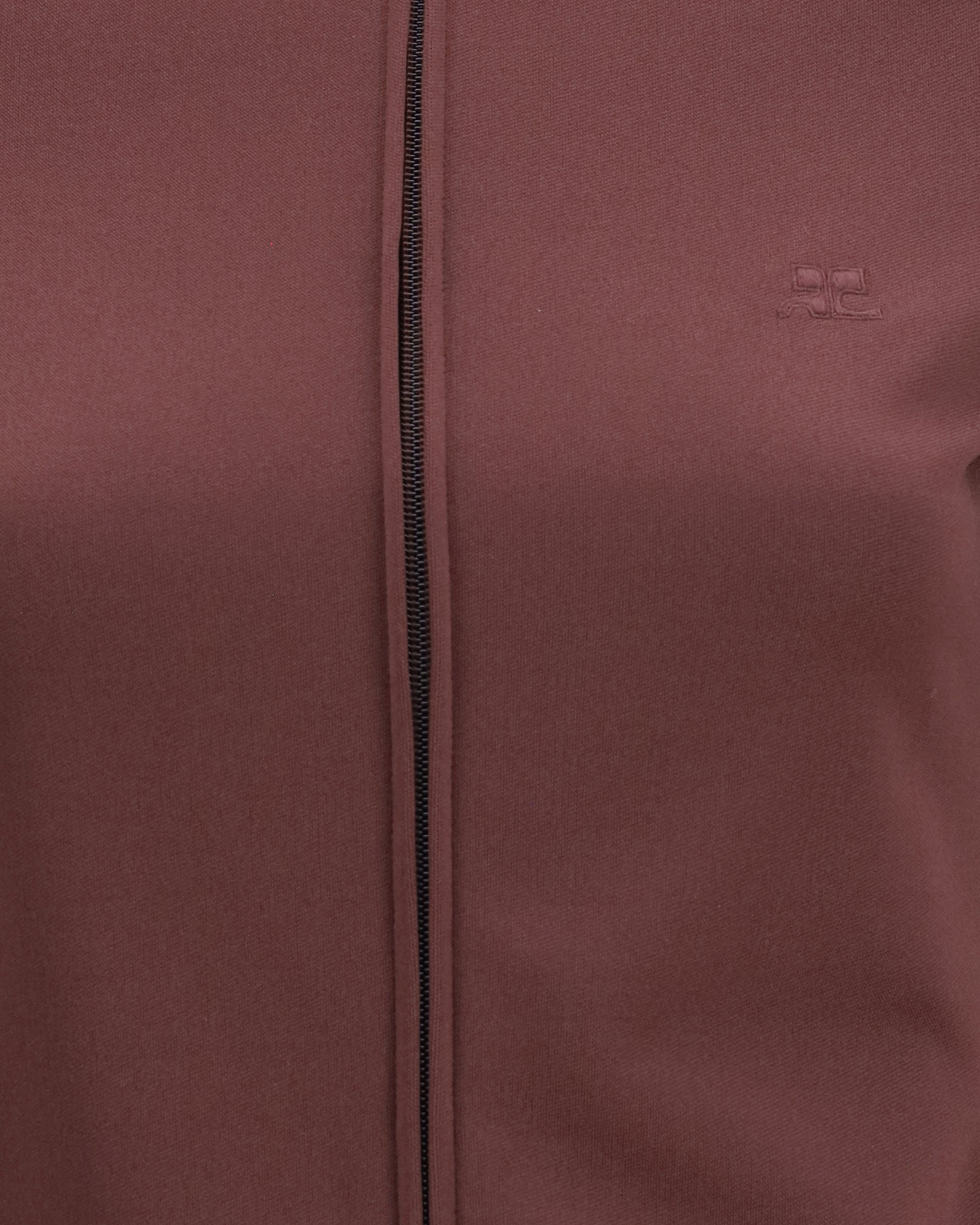Courrèges Two-Tone High Neck Sweatshirt