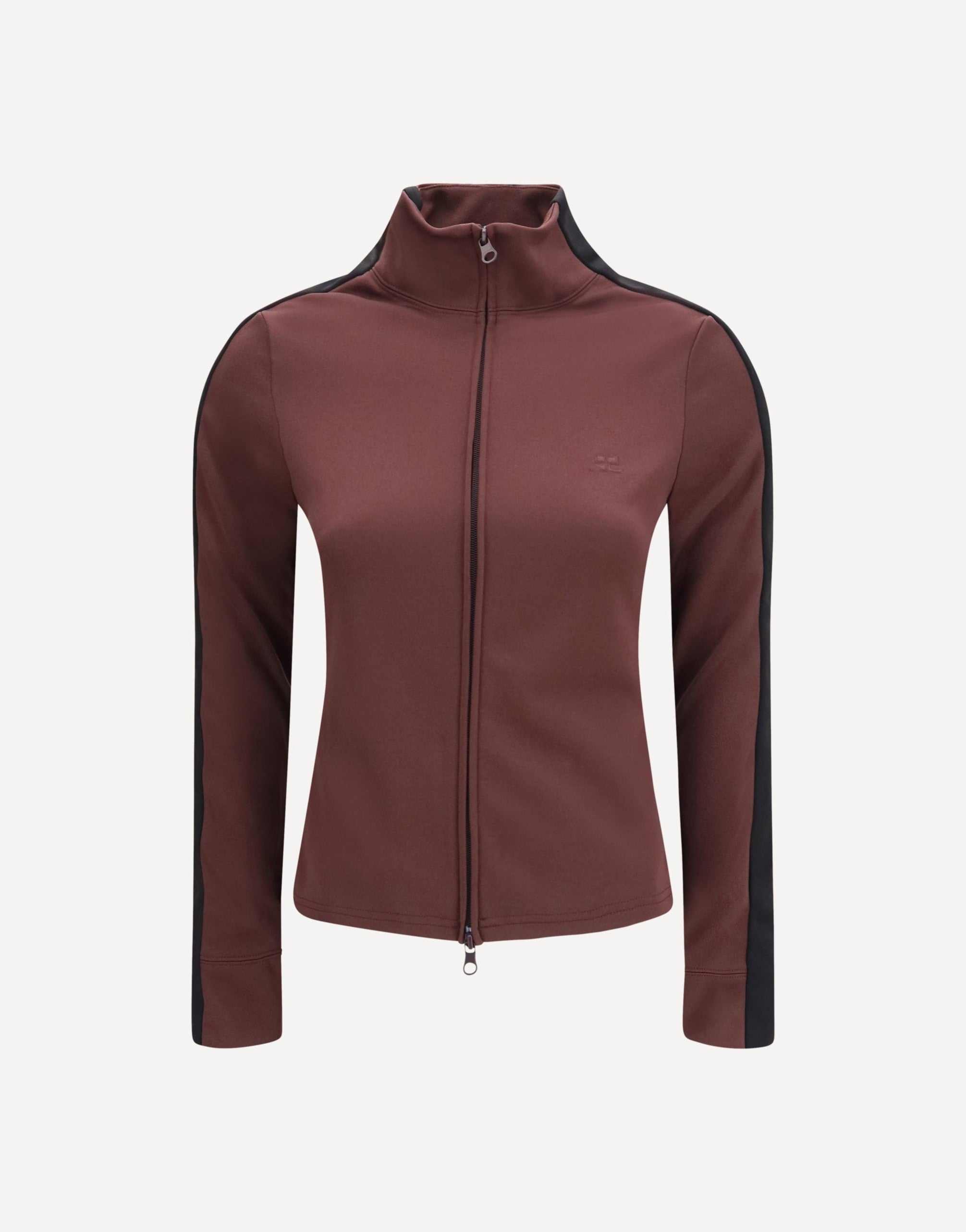 Courrèges Two-Tone High Neck Sweatshirt