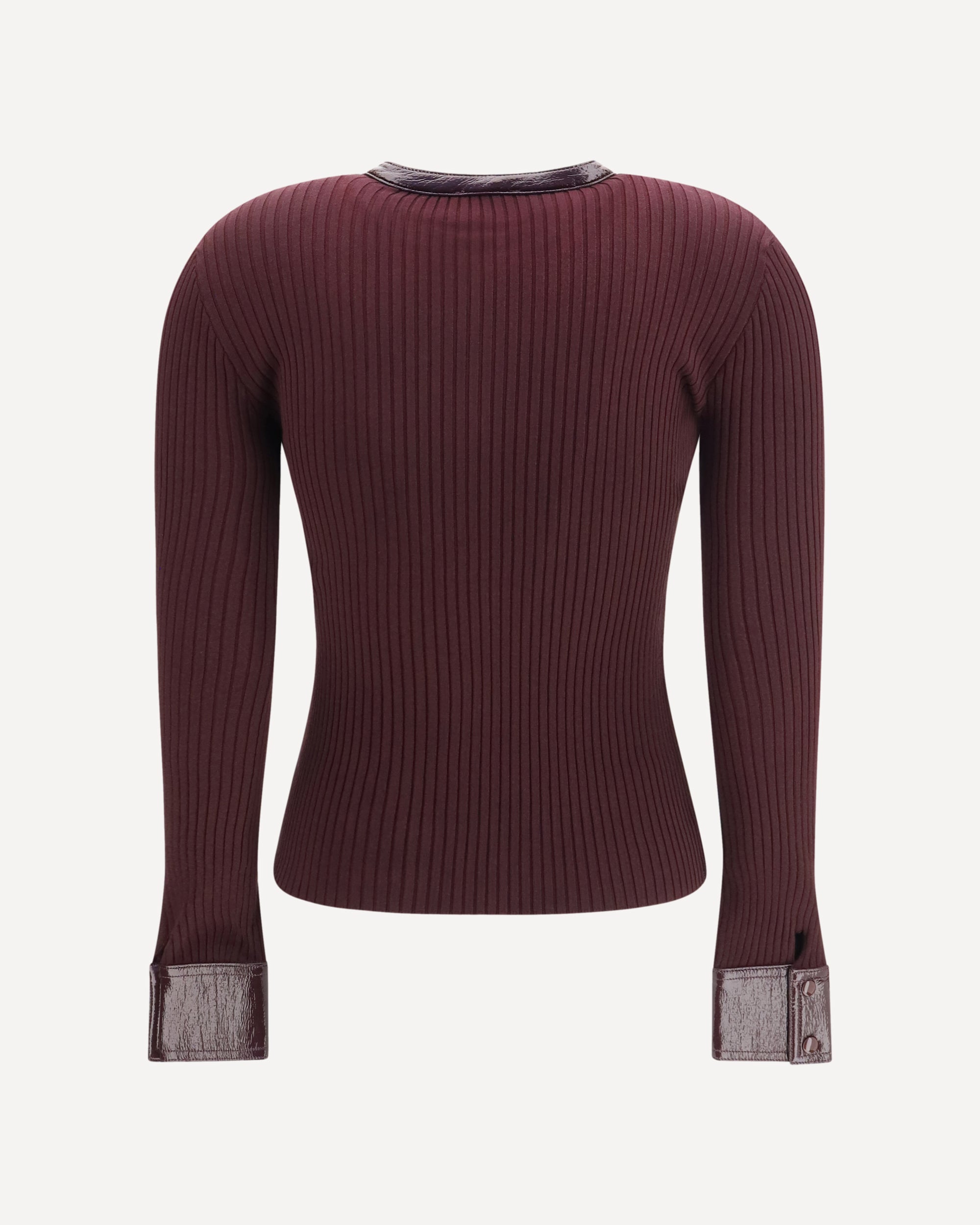 Courrèges Vinyl Knit Cardigan