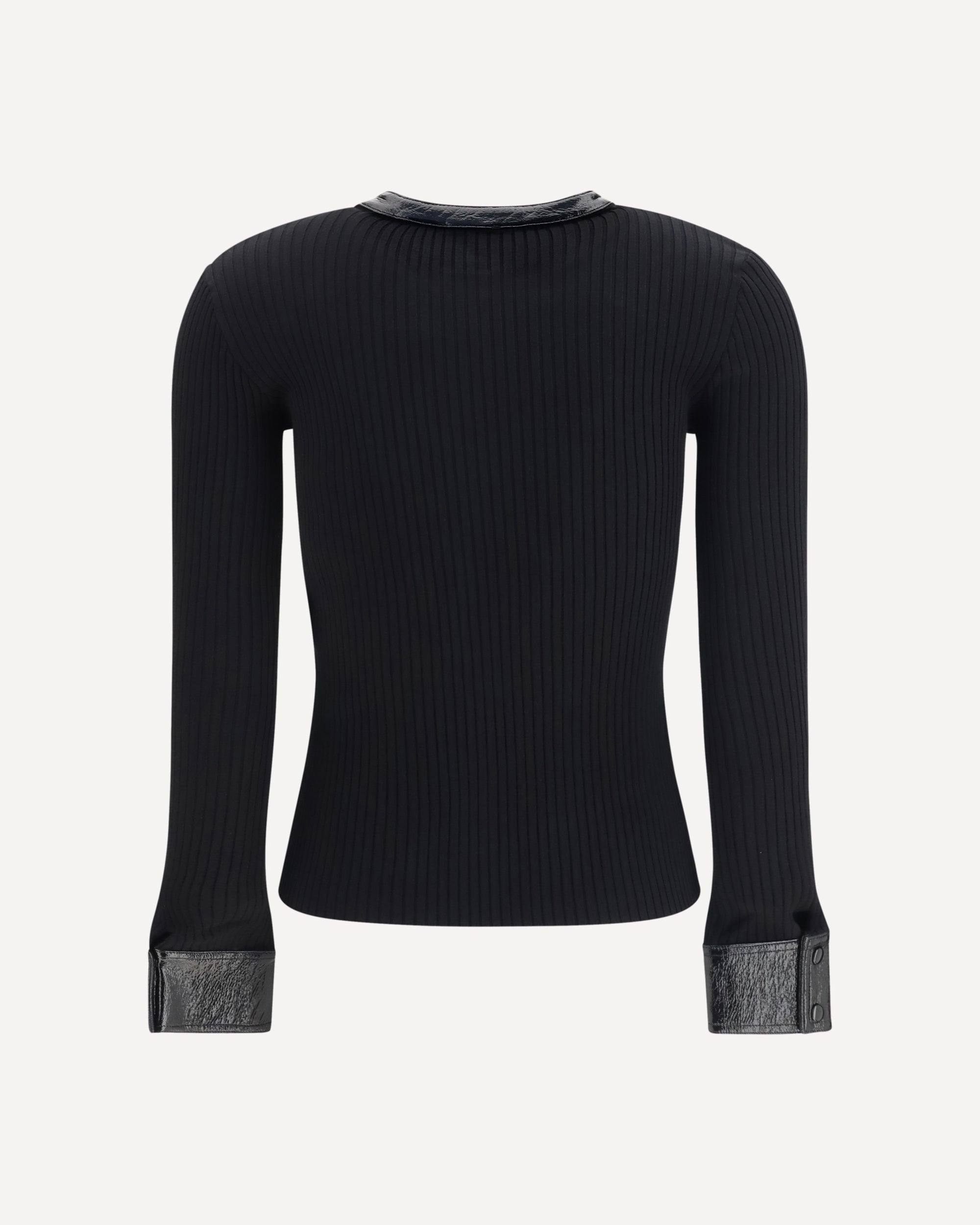 Courrèges Vinyl Knit Cardigan