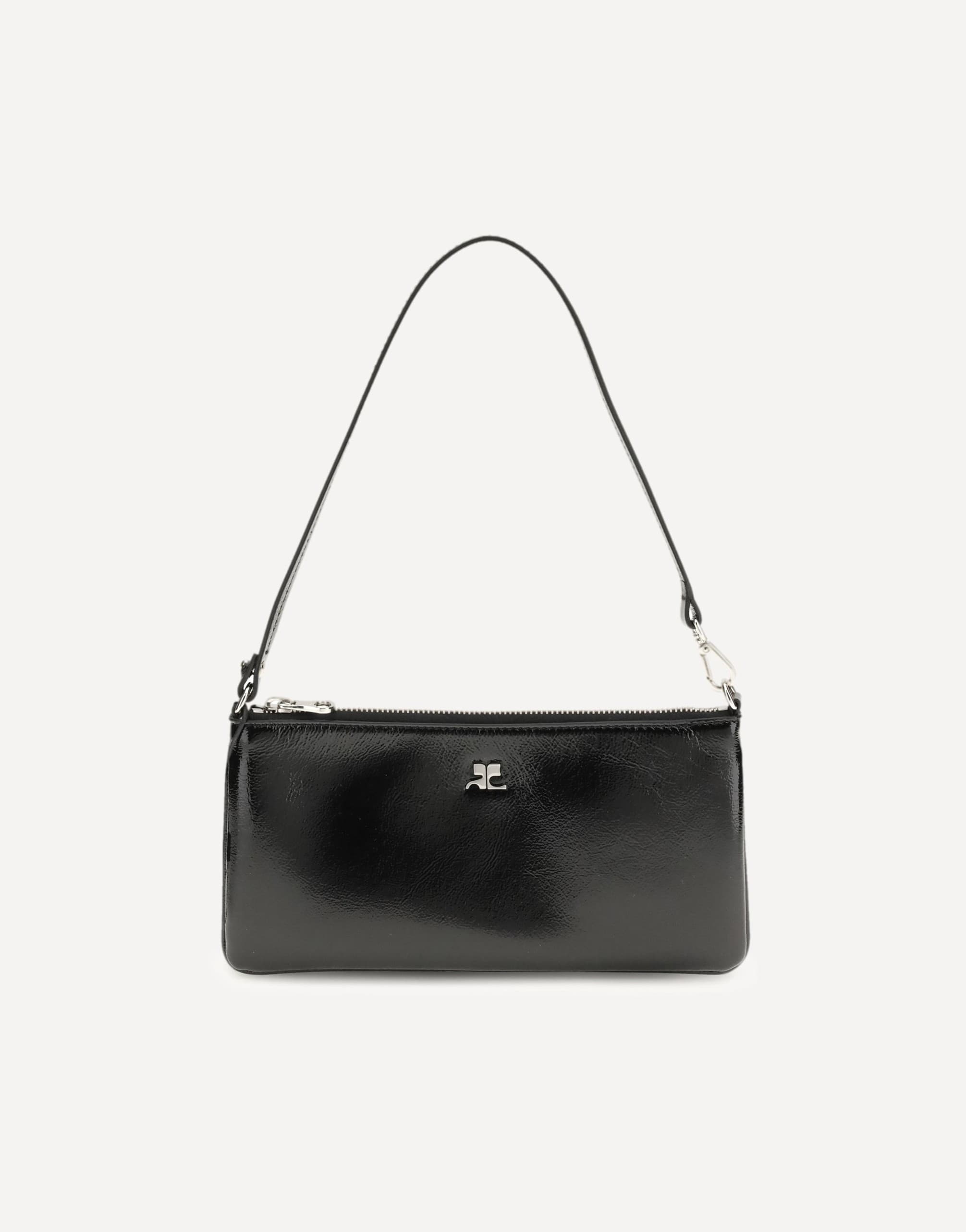 Courrèges Zipped Naplack Pouch With Removable Handle