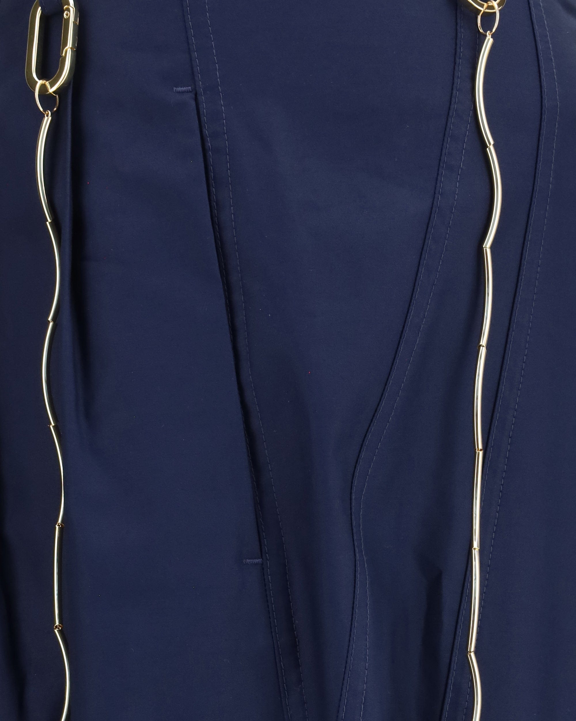 Darkpark Phebe Chain-Adorned Wide-Leg Trousers