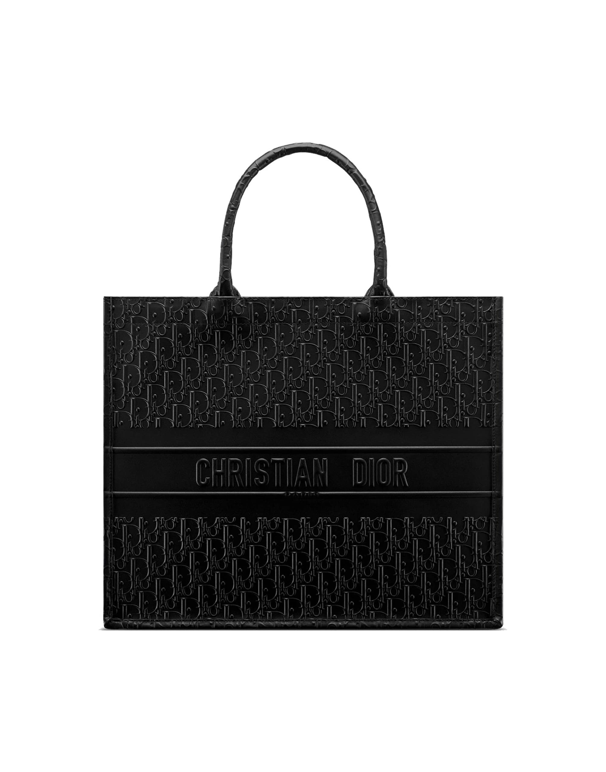Dior Dior Oblique Leather Tote Bag