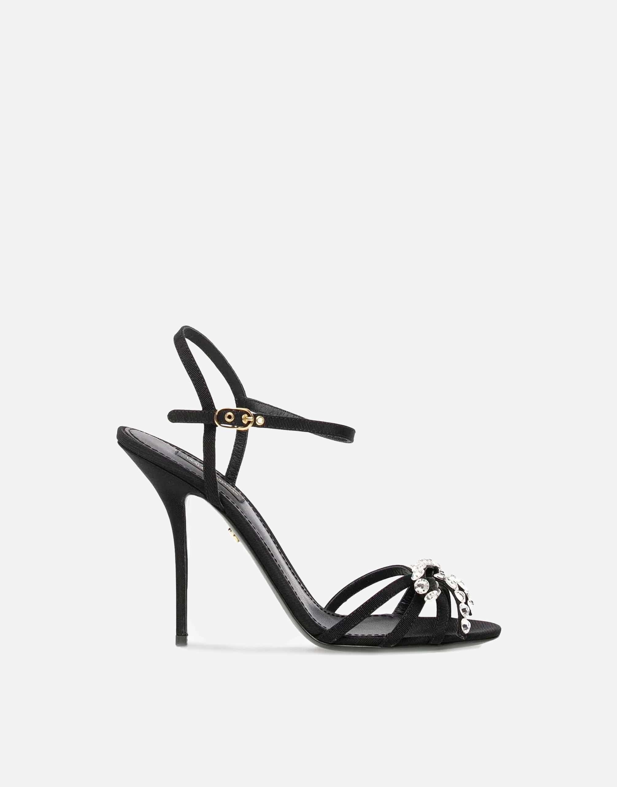 Dolce & Gabbana 105 Crystal Bow Sandals