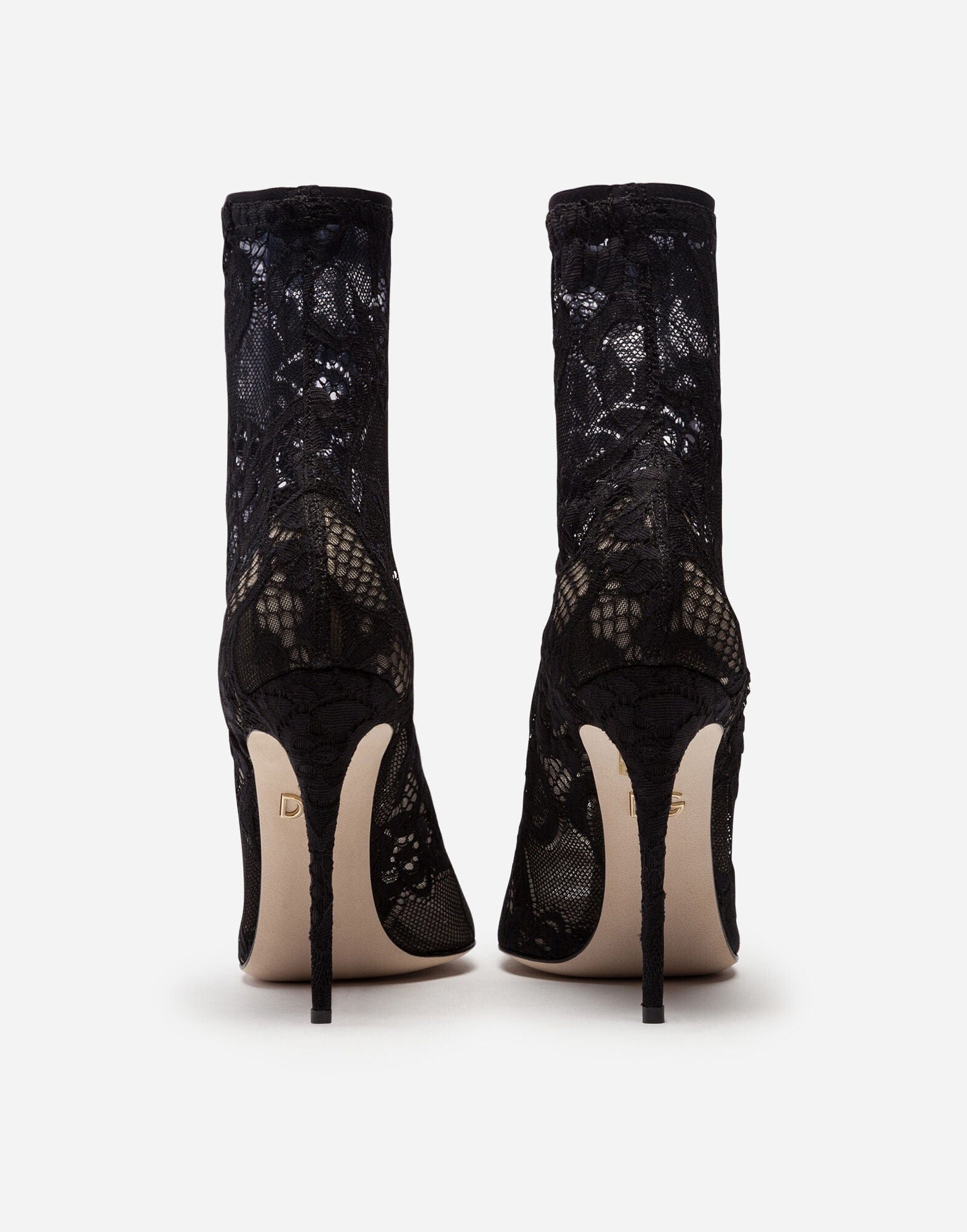 Dolce & Gabbana 105 Lace Ankle Boots