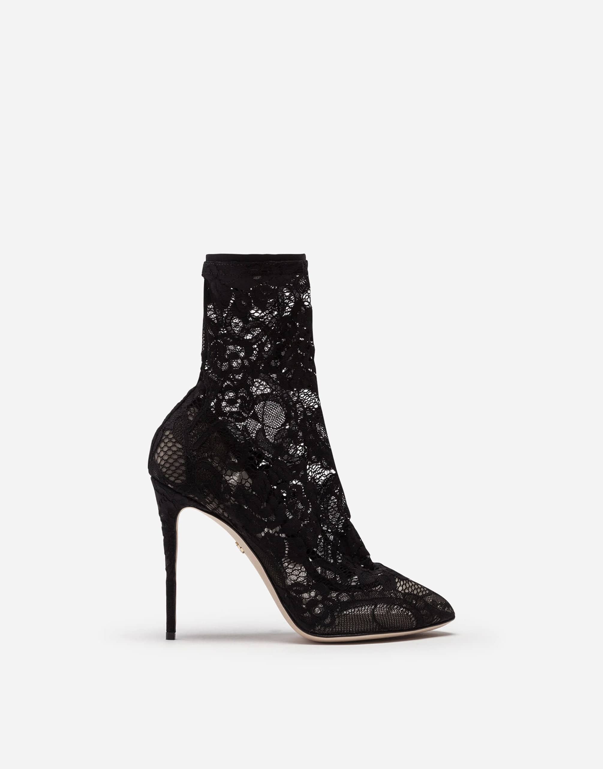 Dolce & Gabbana 105 Lace Ankle Boots