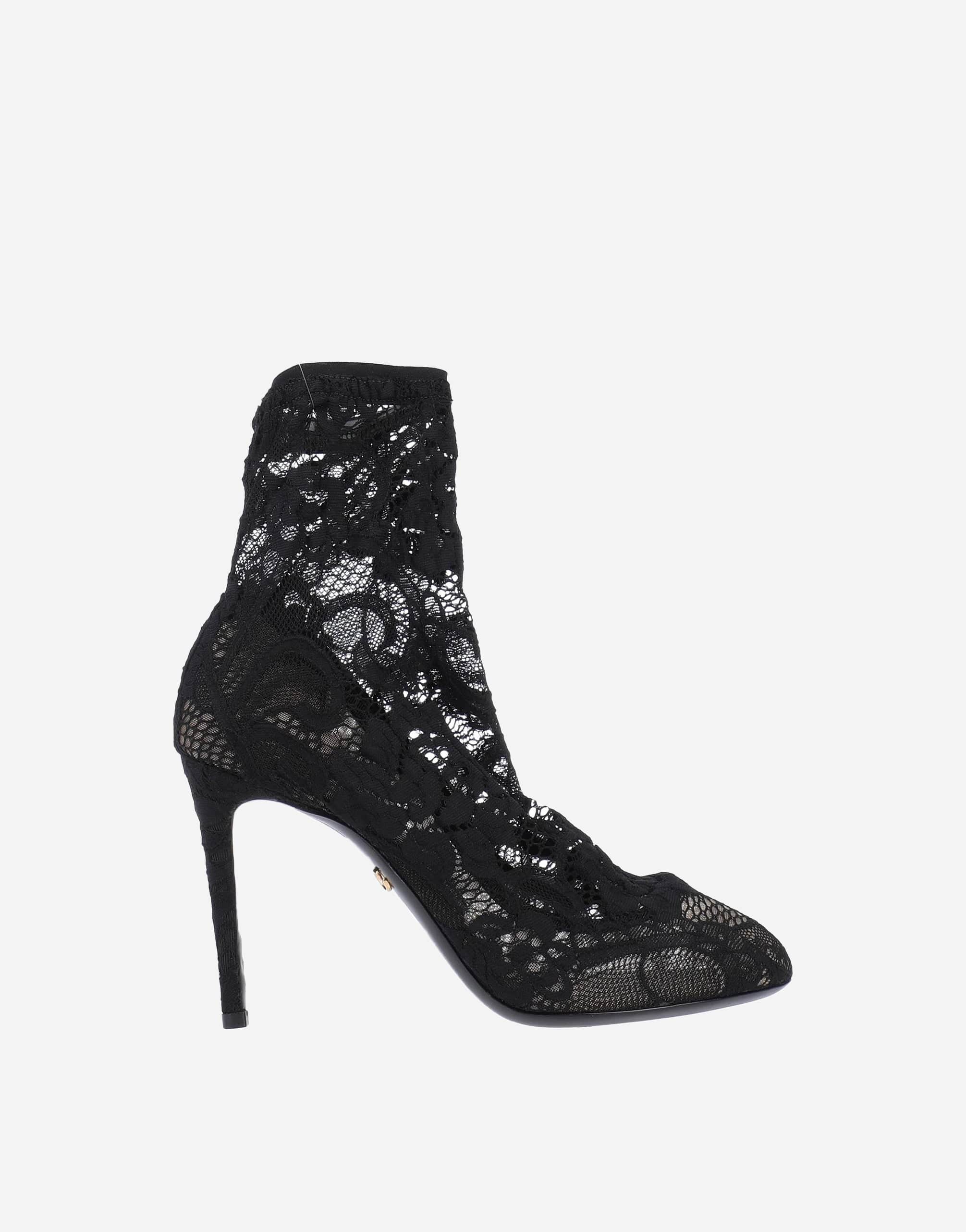 Dolce & Gabbana 105 Lace Ankle Boots