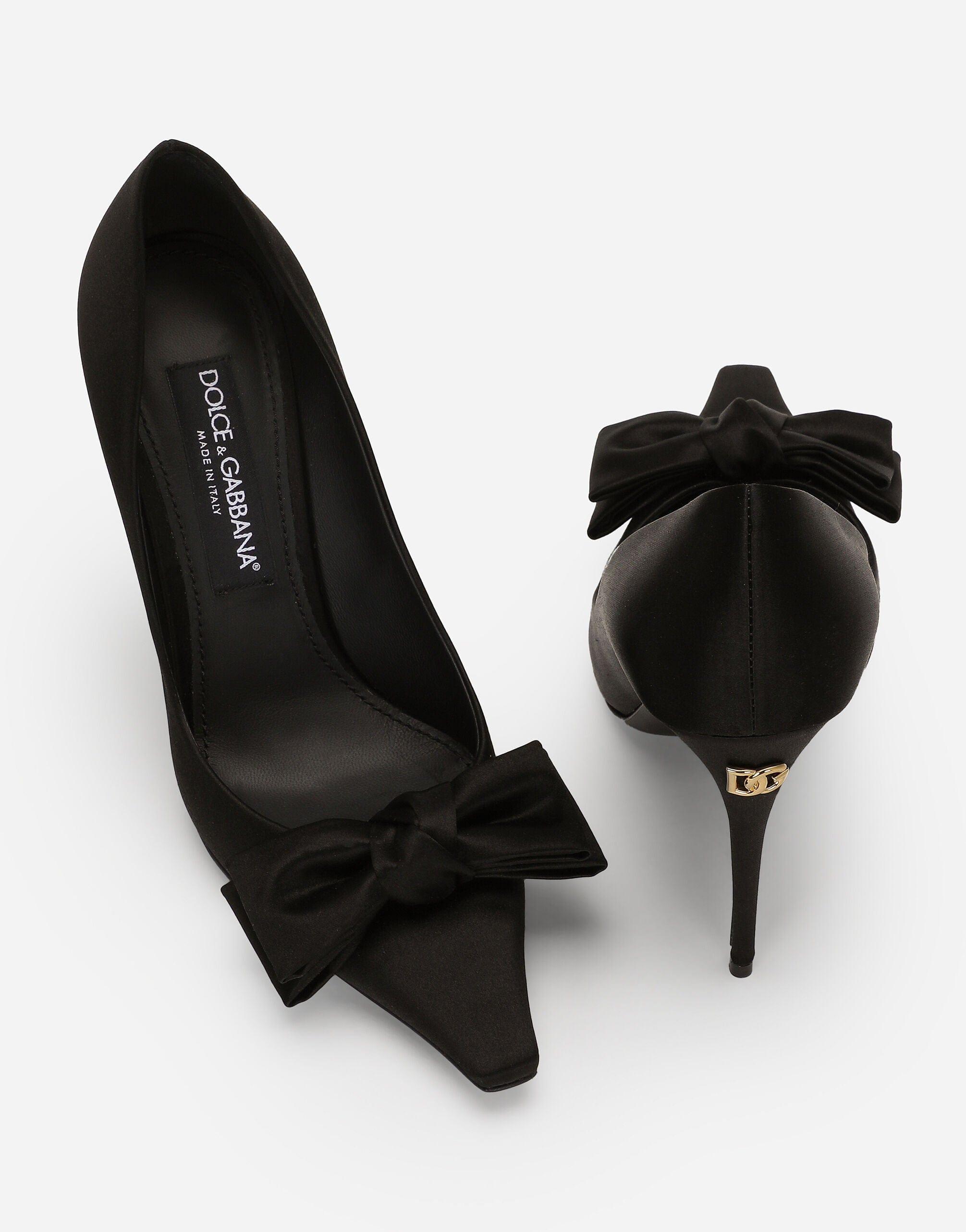 Dolce & Gabbana 105mm Bow-Detail Pumps