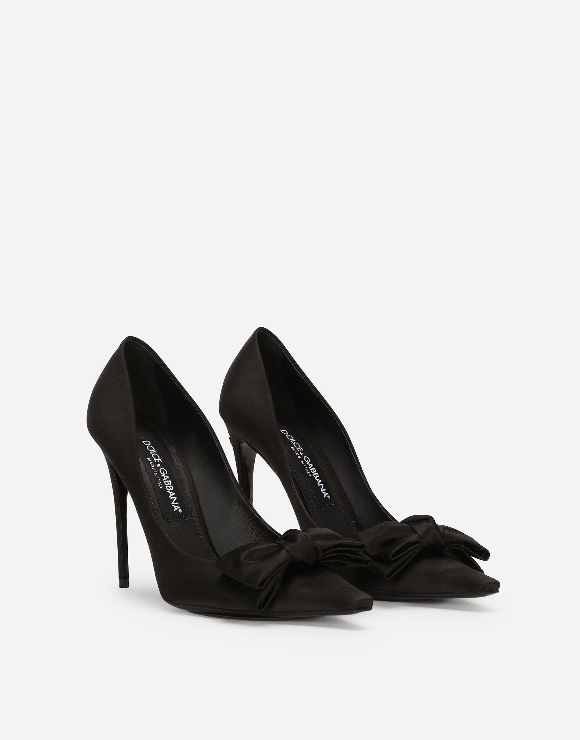 Dolce & Gabbana 105mm Bow-Detail Pumps