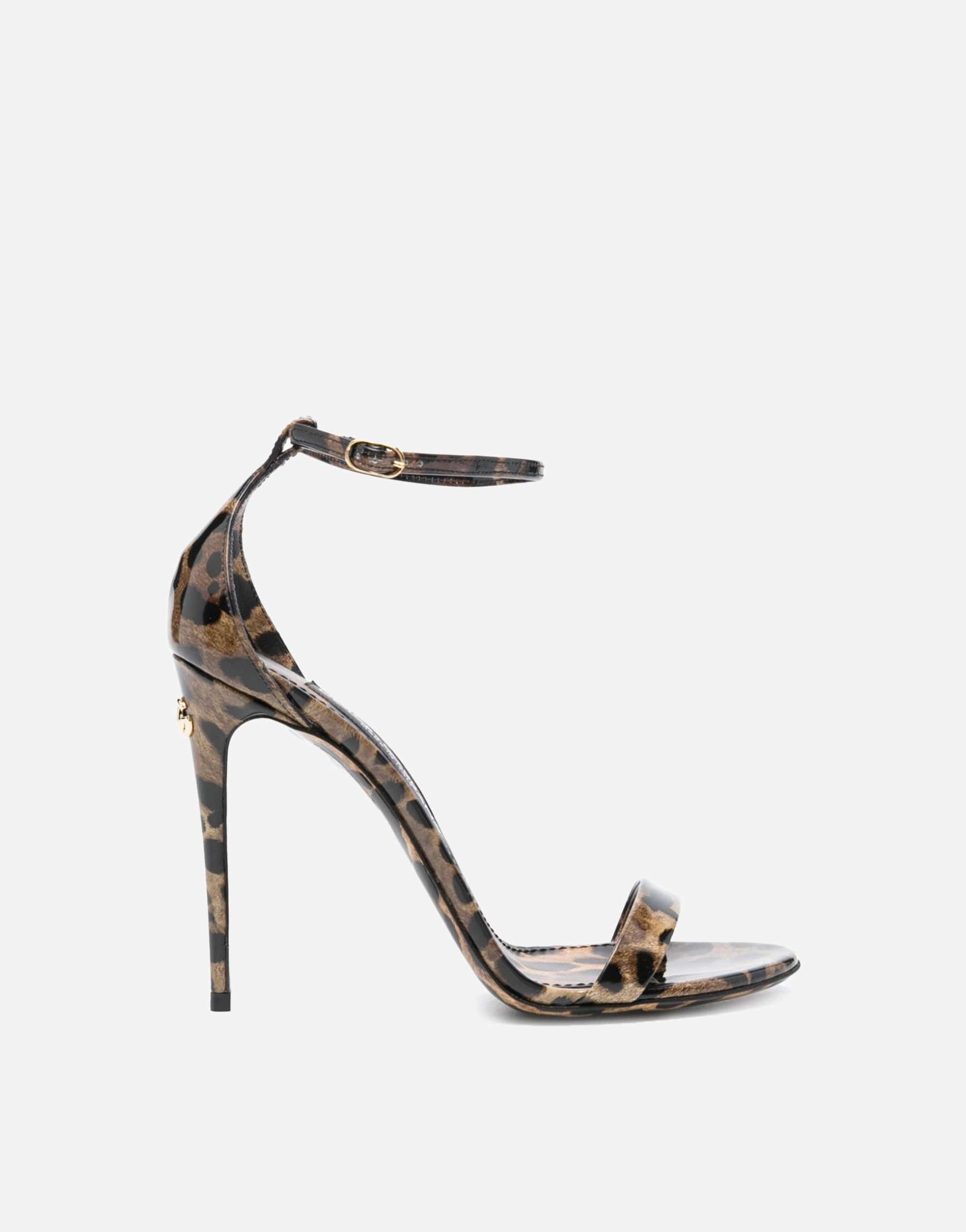 Dolce & Gabbana 110mm Leopard-Print Sandals