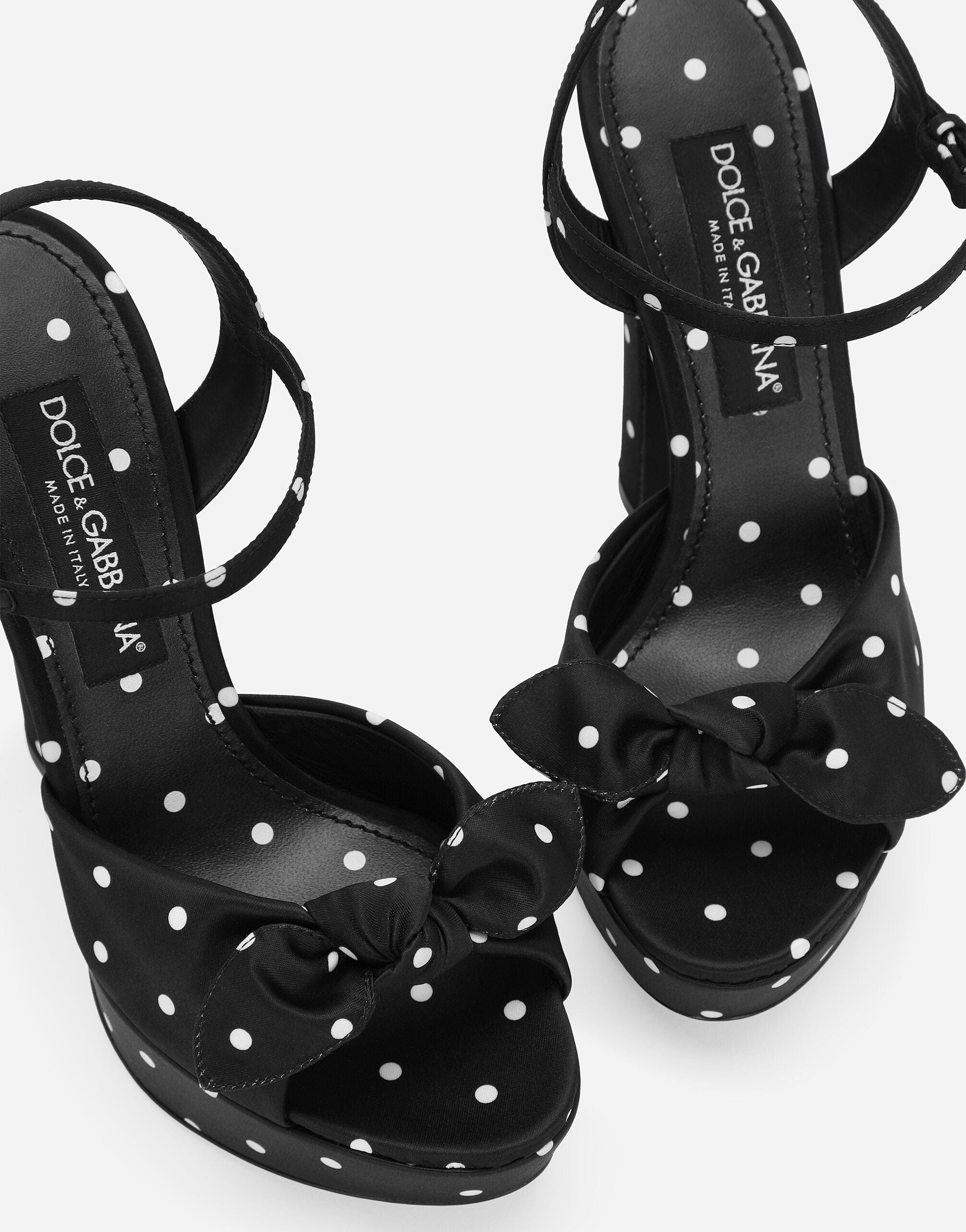 Dolce & Gabbana 150mm Polka-Dot Sandals