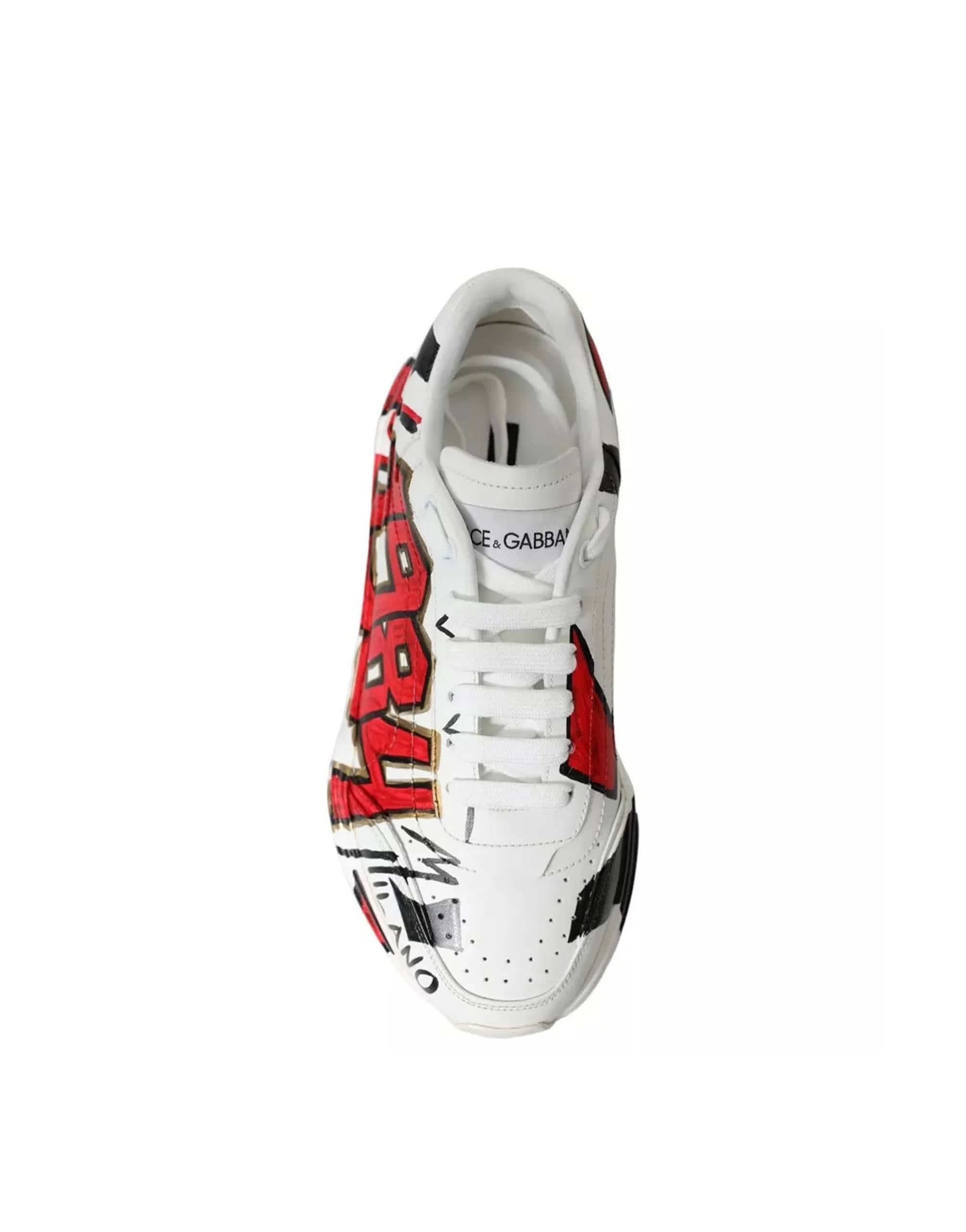 Dolce & Gabbana 1984 Graffiti Print Sneakers