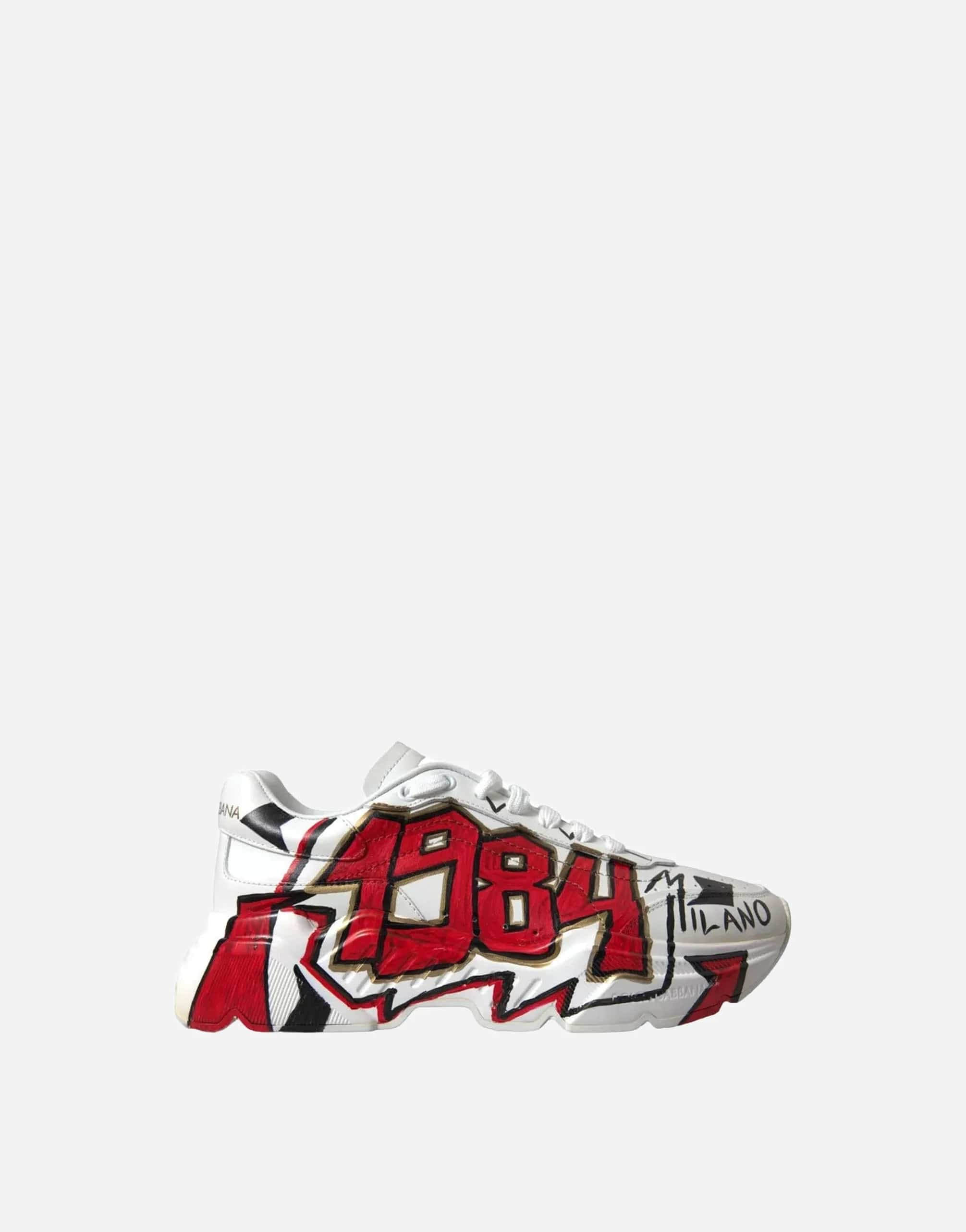 Dolce & Gabbana 1984 Graffiti Print Sneakers