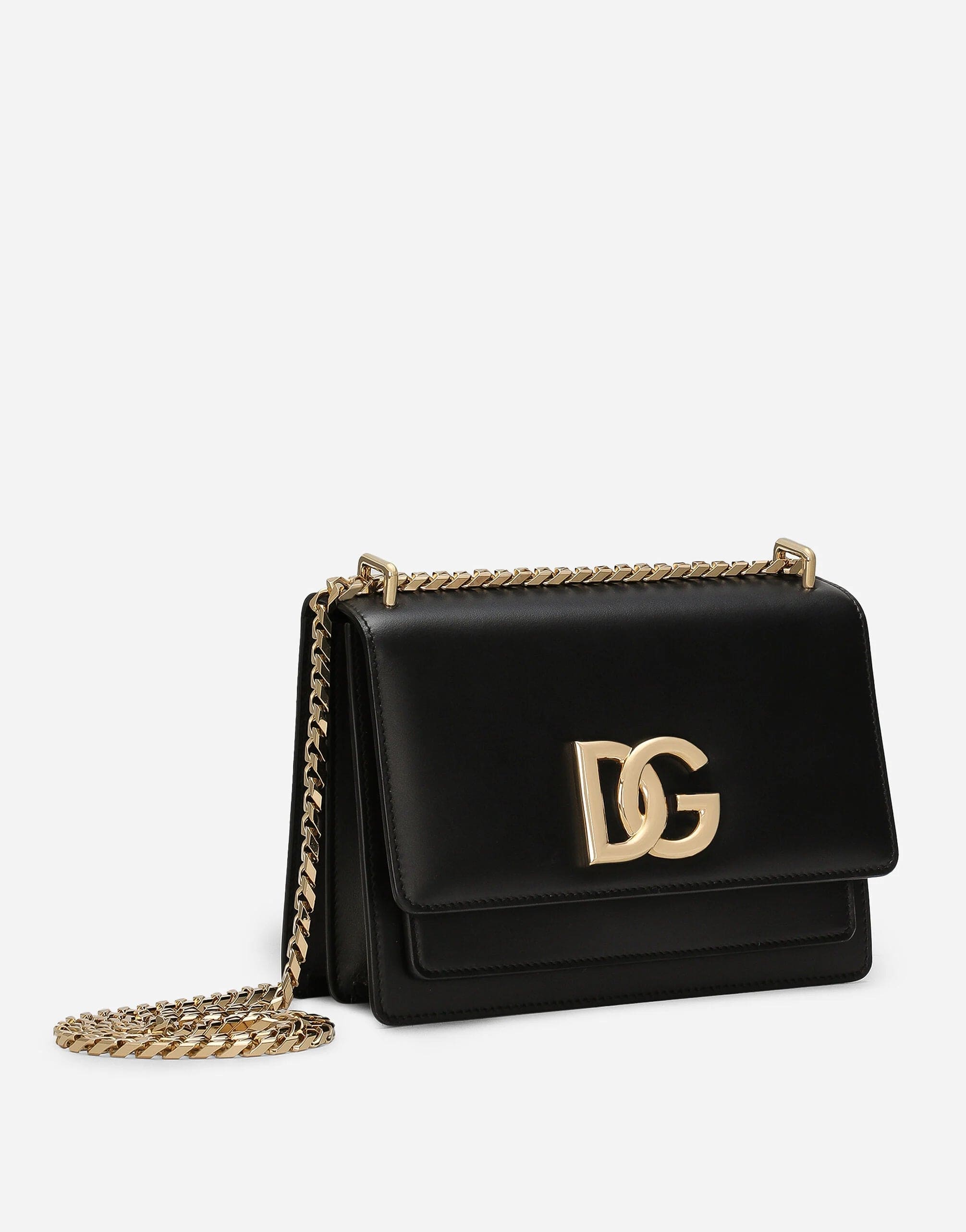 Dolce & Gabbana 3.5 Logo-Plaque Crossbody Bag