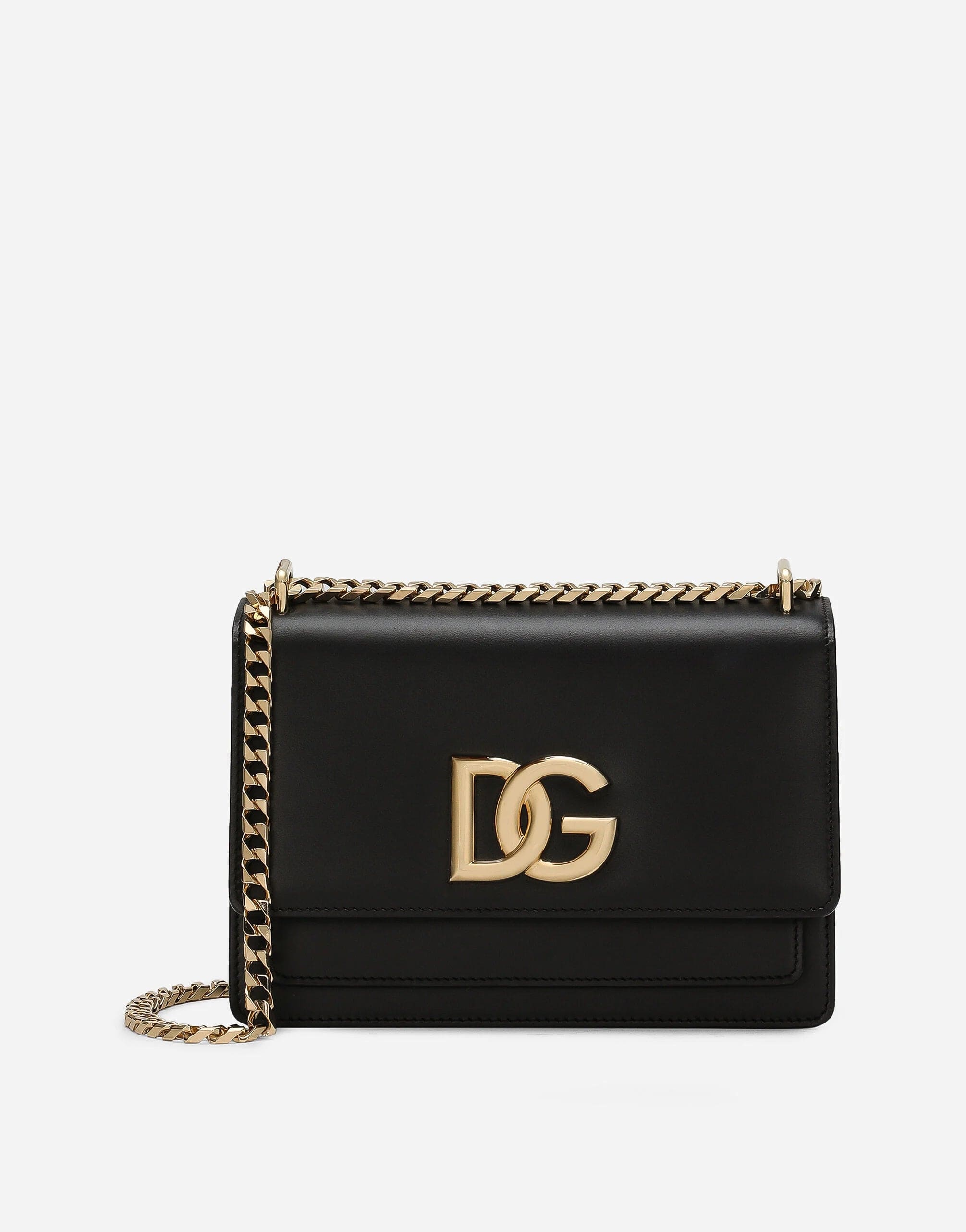 Dolce & Gabbana 3.5 Logo-Plaque Crossbody Bag