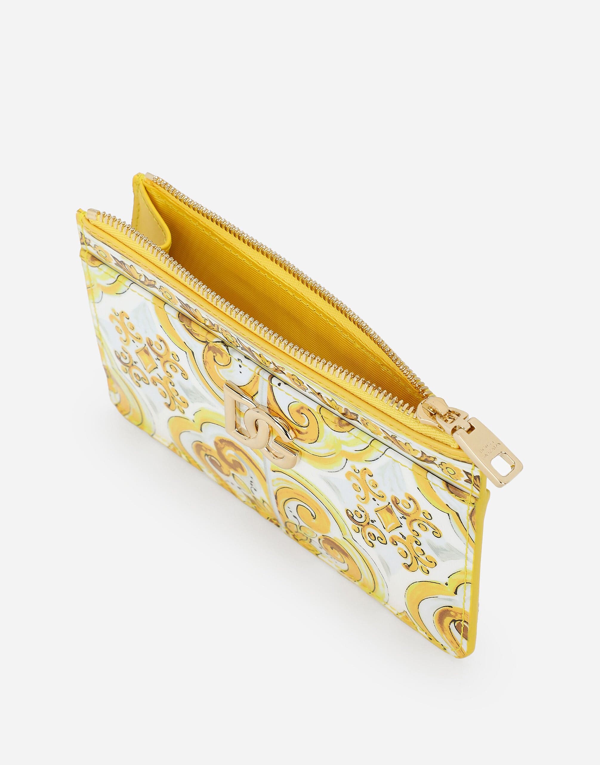 Dolce & Gabbana 3.5 Majolica-Print Cardholder