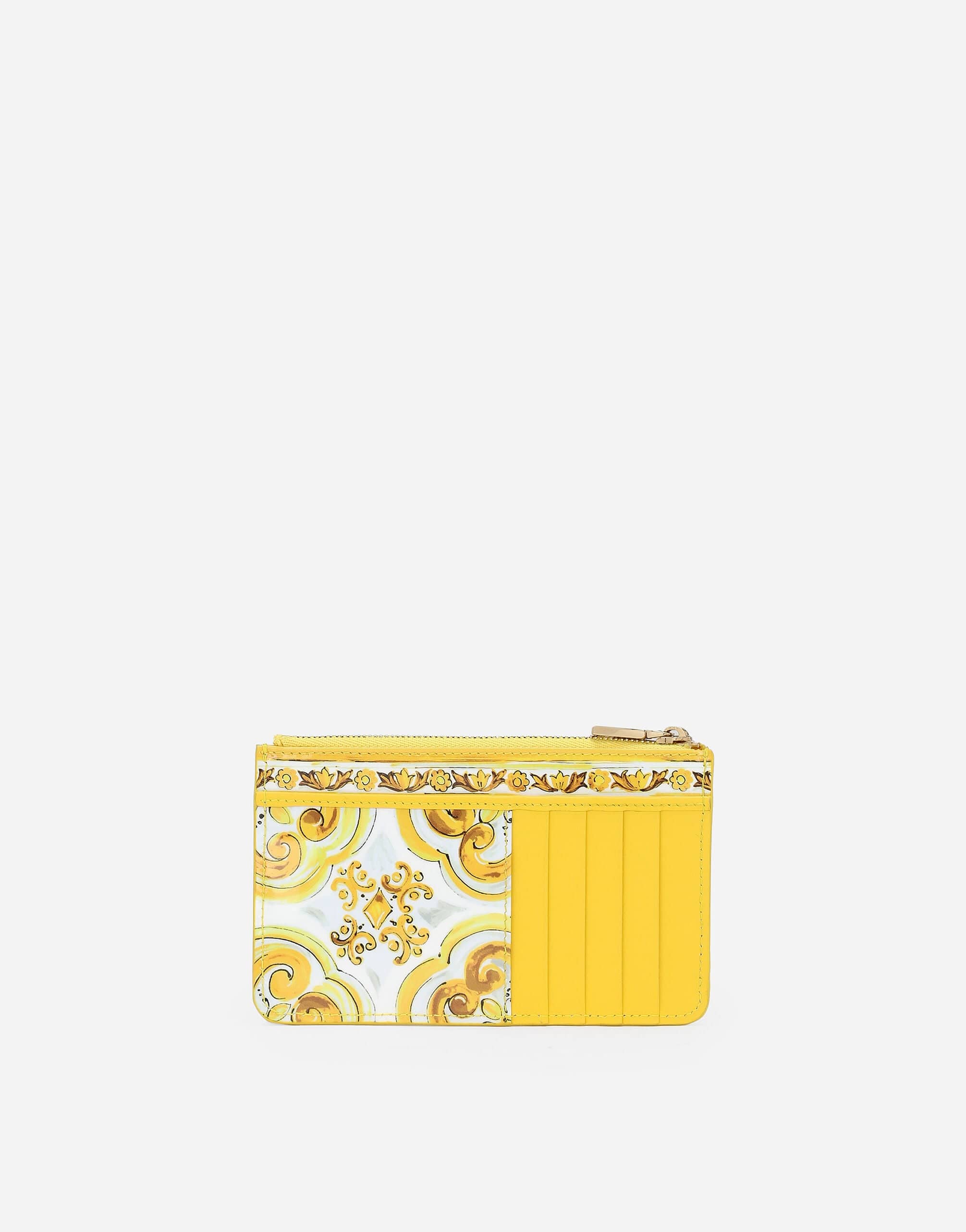 Dolce & Gabbana 3.5 Majolica-Print Cardholder