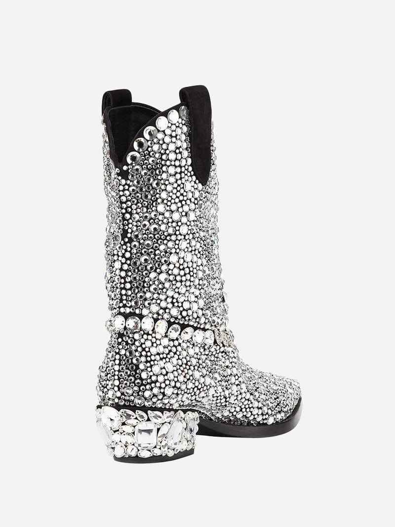 30 mm Crystal Western Boots