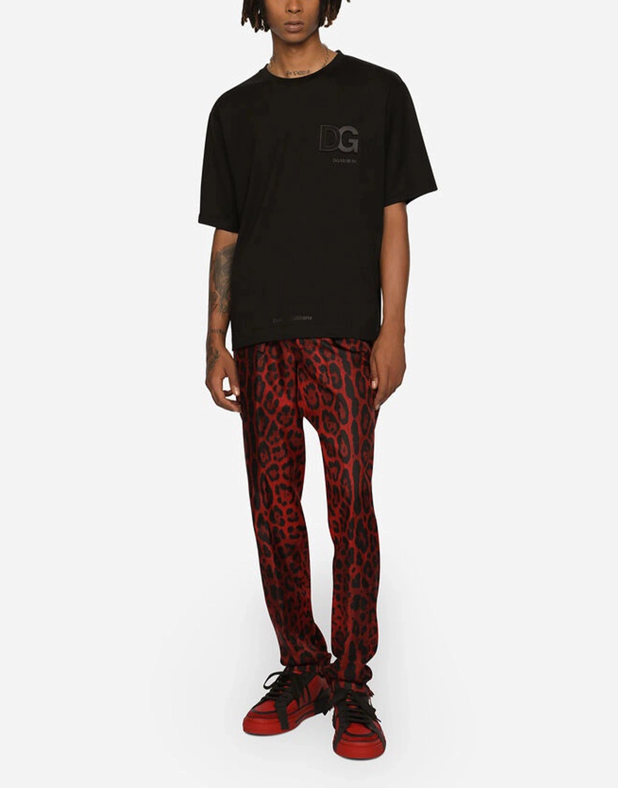 Dolce & Gabbana 3D DG Logo Cotton T-Shirt