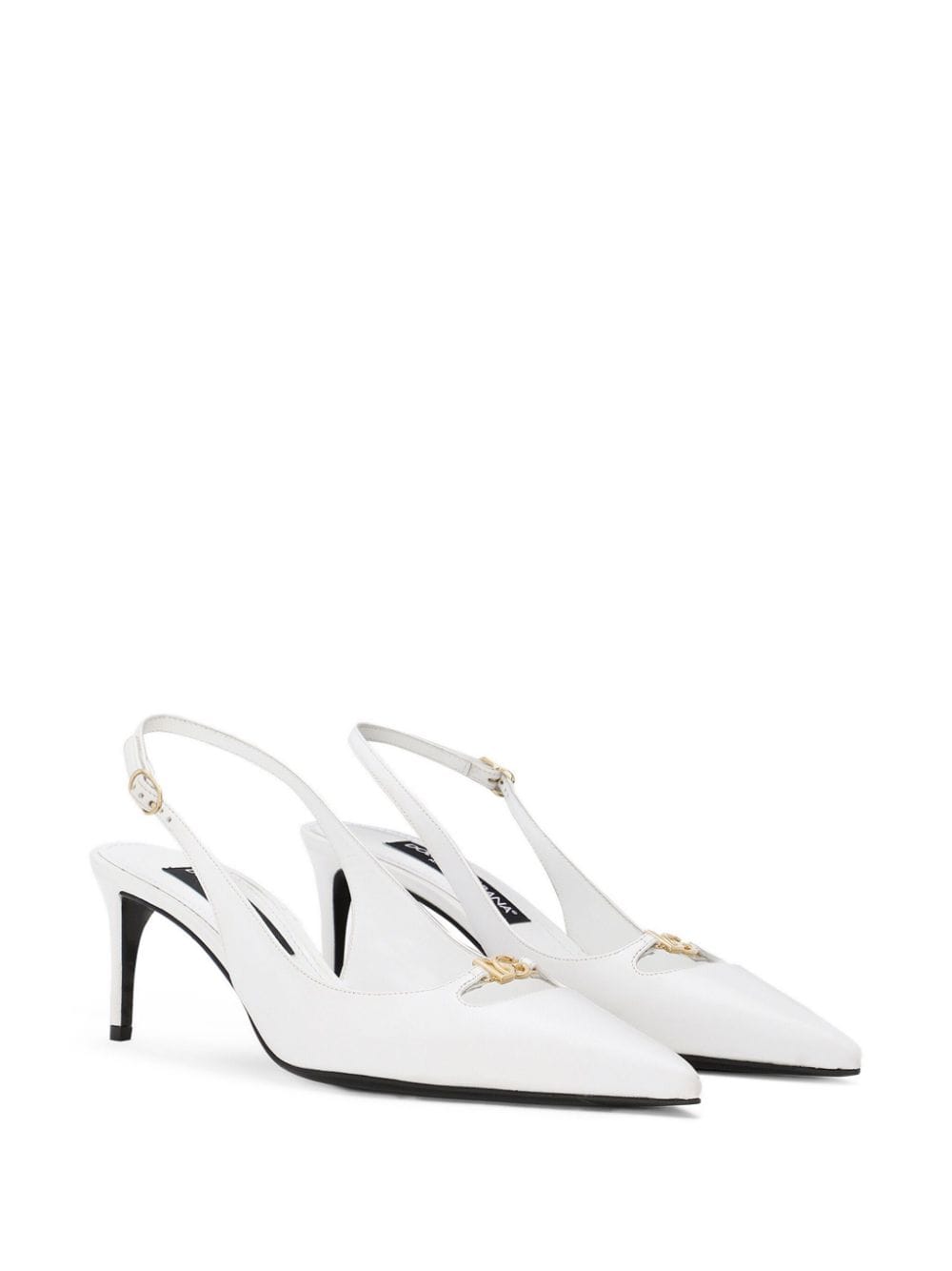 Dolce & Gabbana 60mm Leather Slingback Pumps