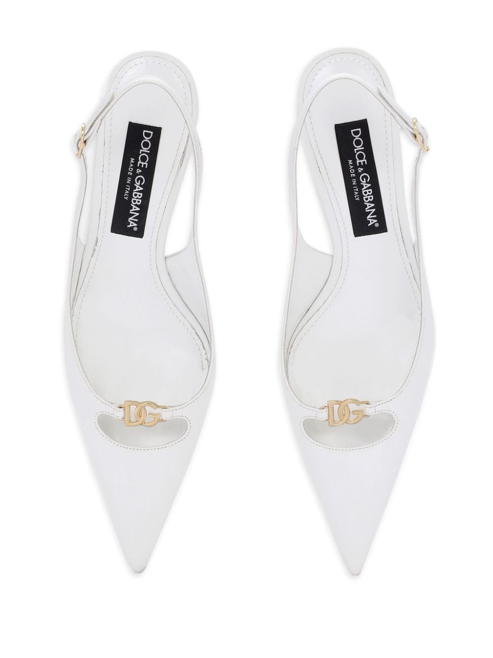 Dolce & Gabbana 60mm Leather Slingback Pumps