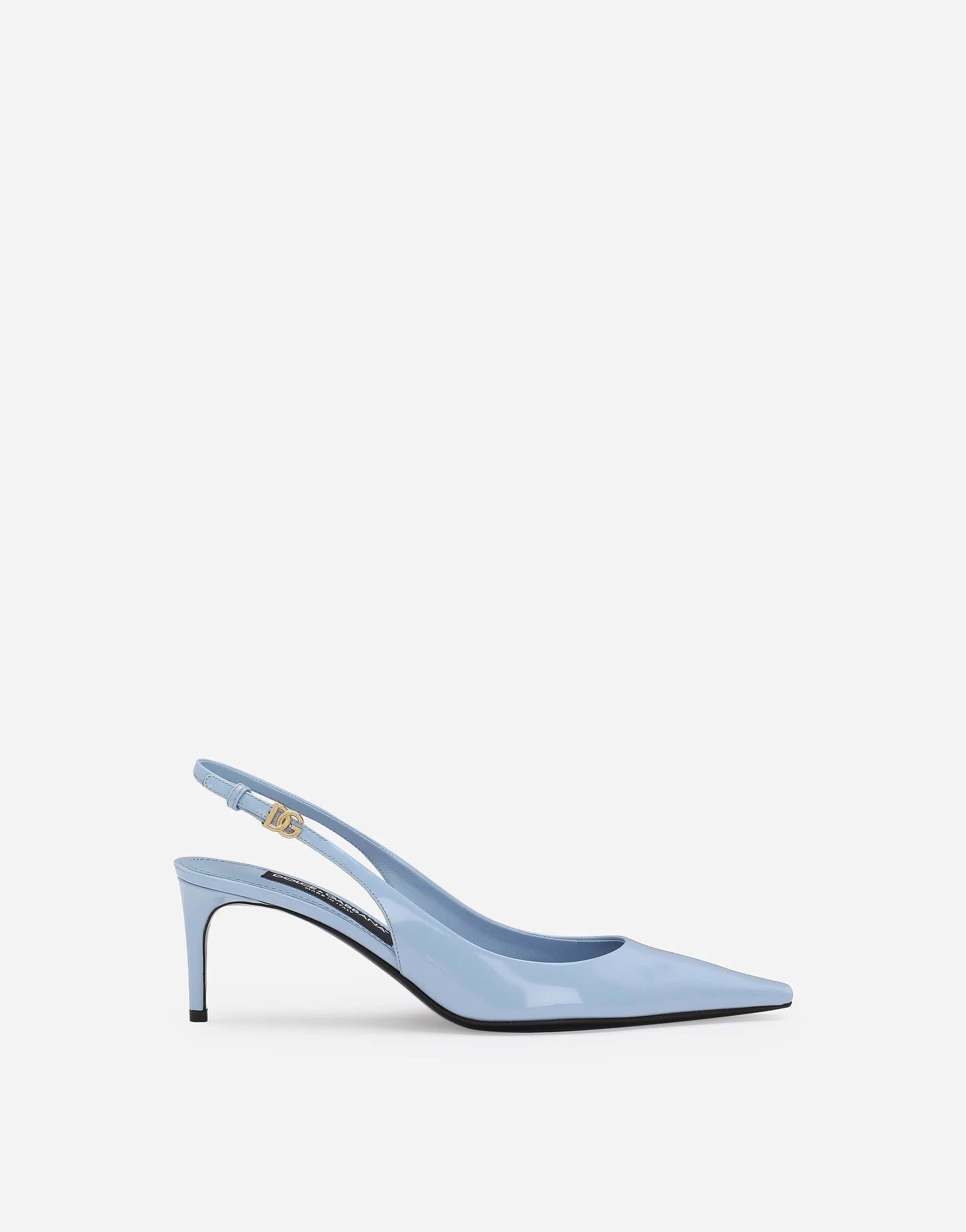 Dolce & Gabbana 60mm Polished Slingback Pumps