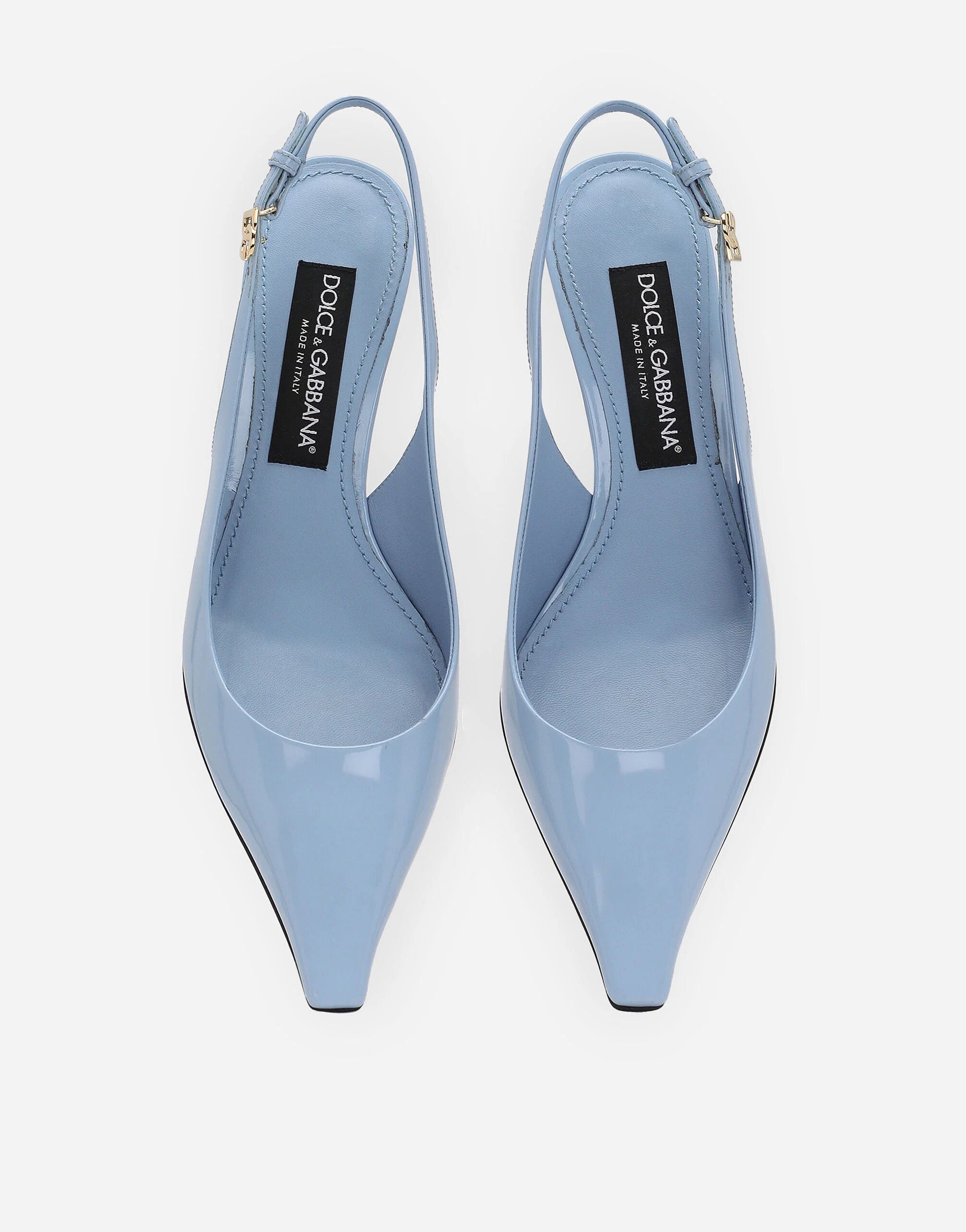 Dolce & Gabbana 60mm Polished Slingback Pumps