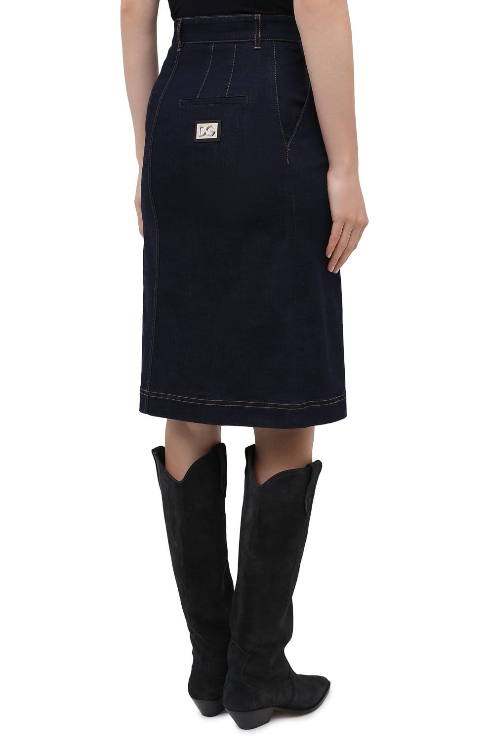 Dolce & Gabbana Aラインデニムスカート | Sendegaro JP