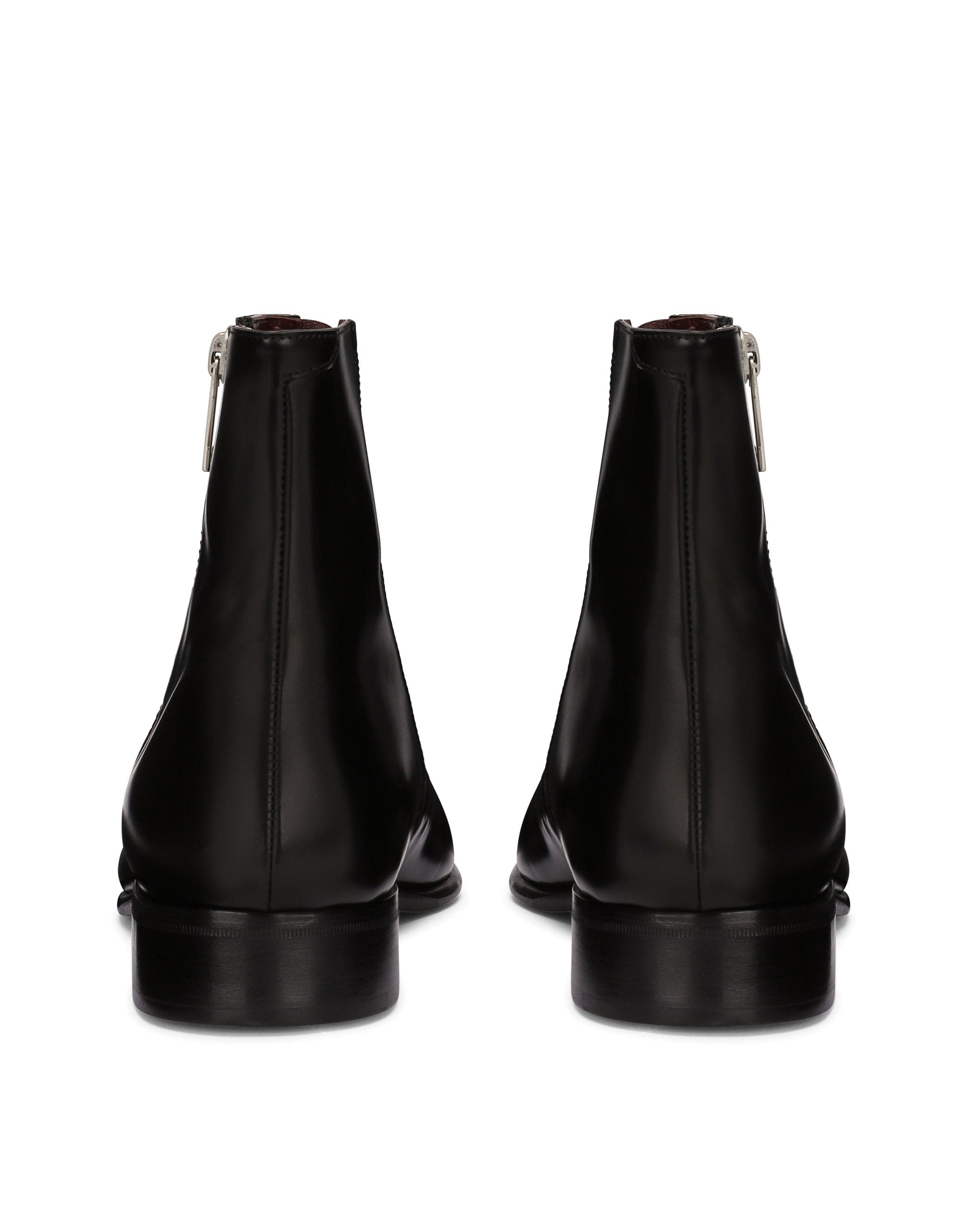 Dolce & Gabbana Achille Zipper Chelsea Boots