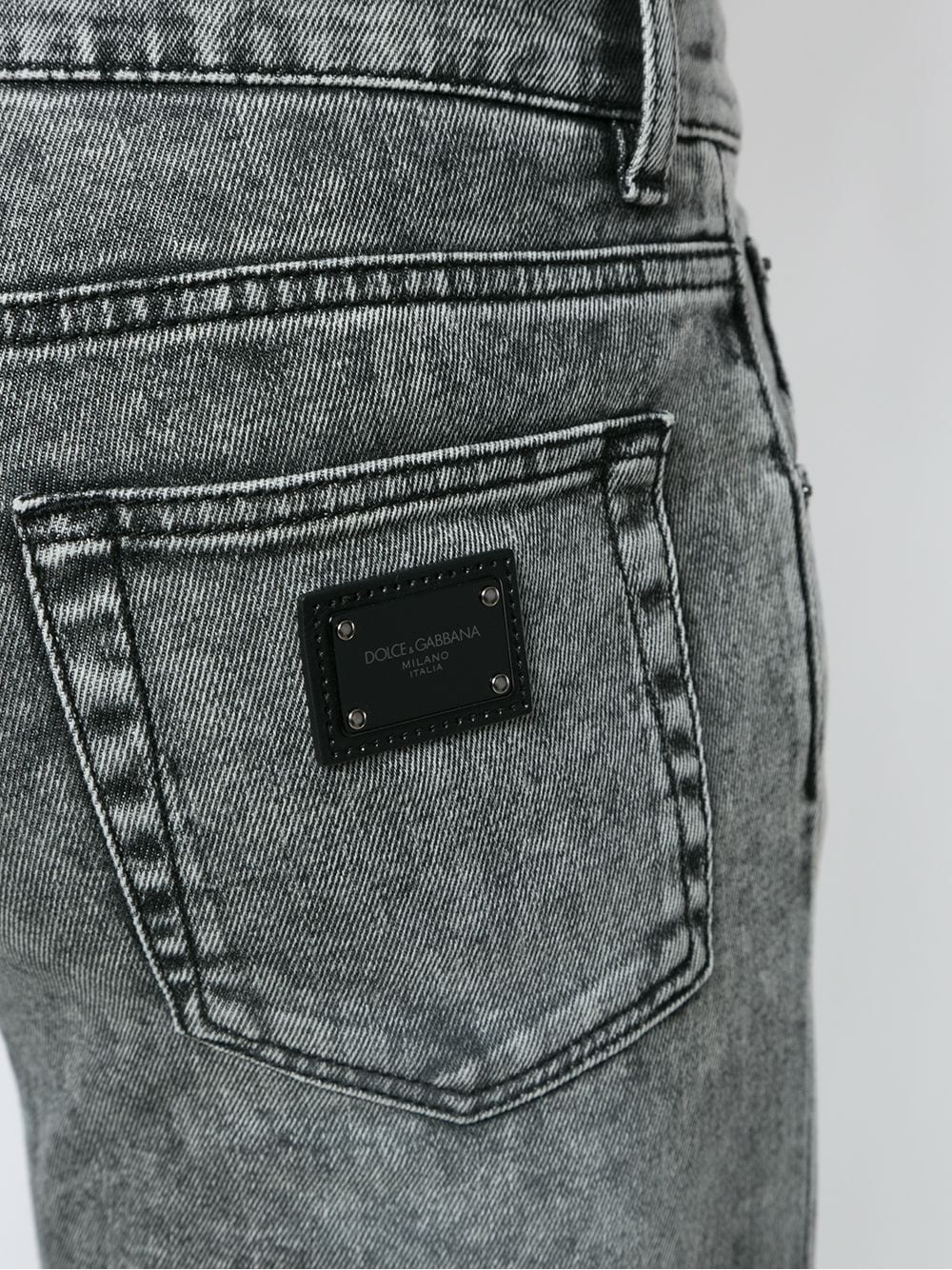 Dolce & Gabbana Acid-Wash Skinny Jeans