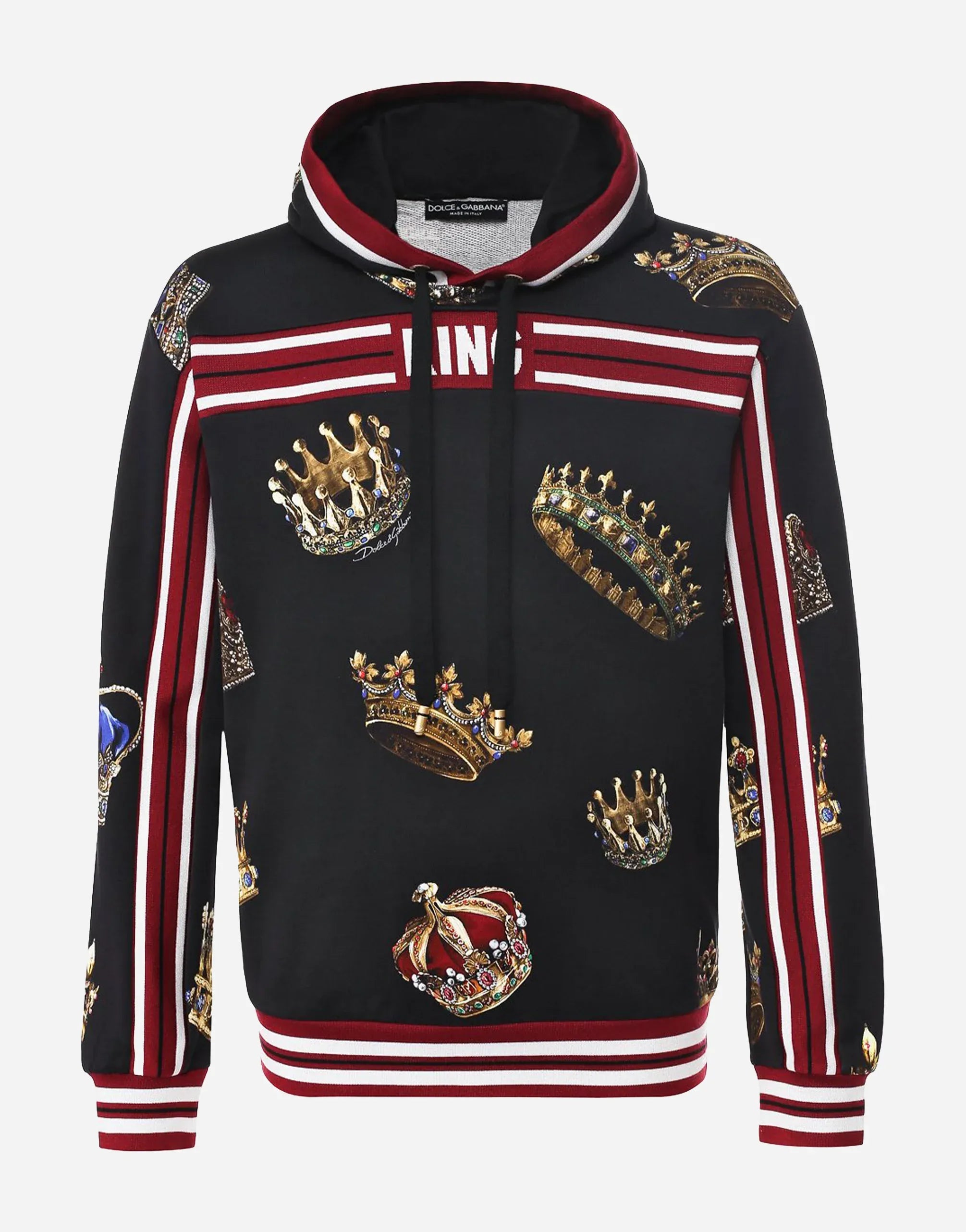 Dolce & Gabbana All-Over Crown Hoodie | Sendegaro CH