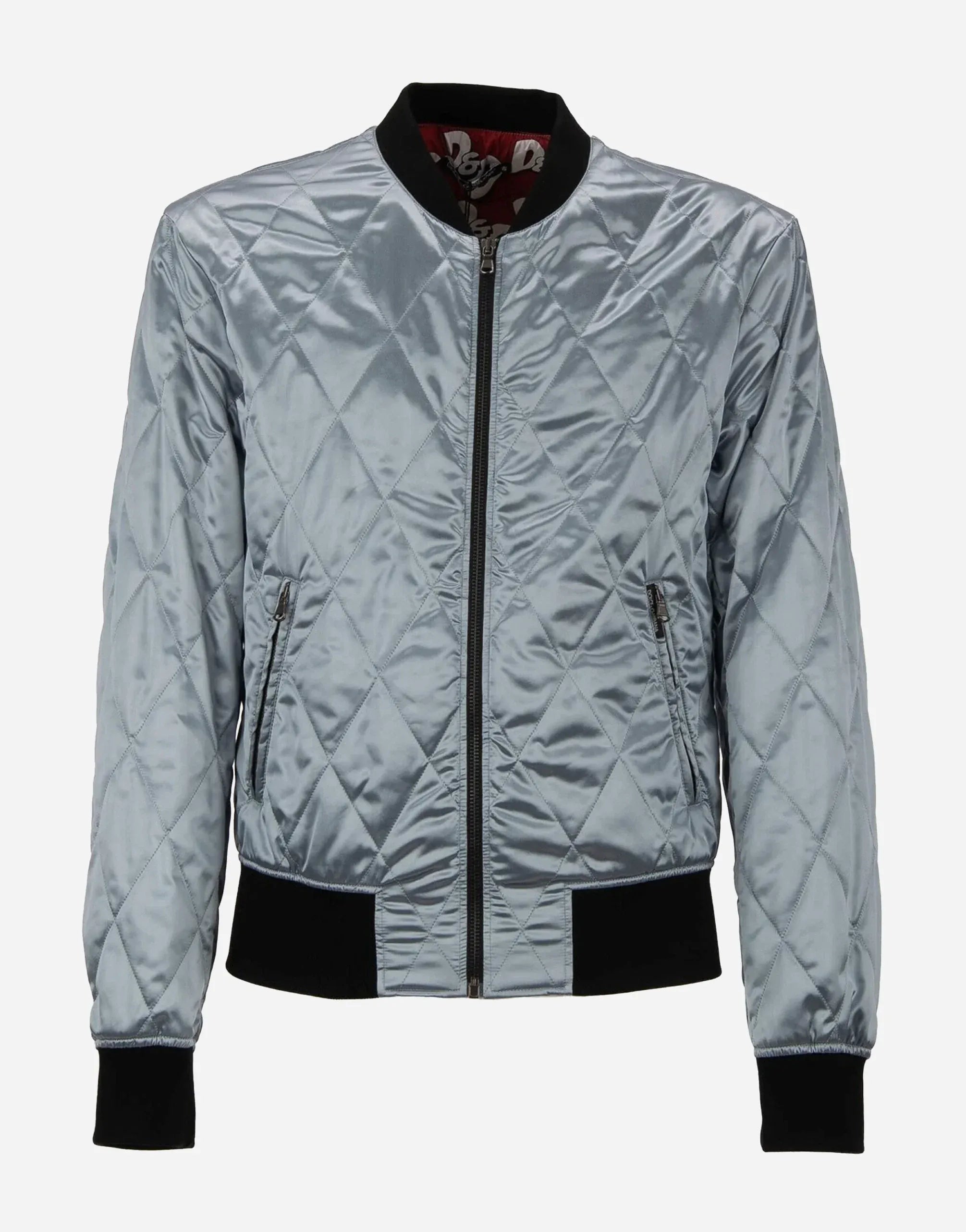 Dolce & Gabbana All-Over DG Print Reversible Bomber Jacket