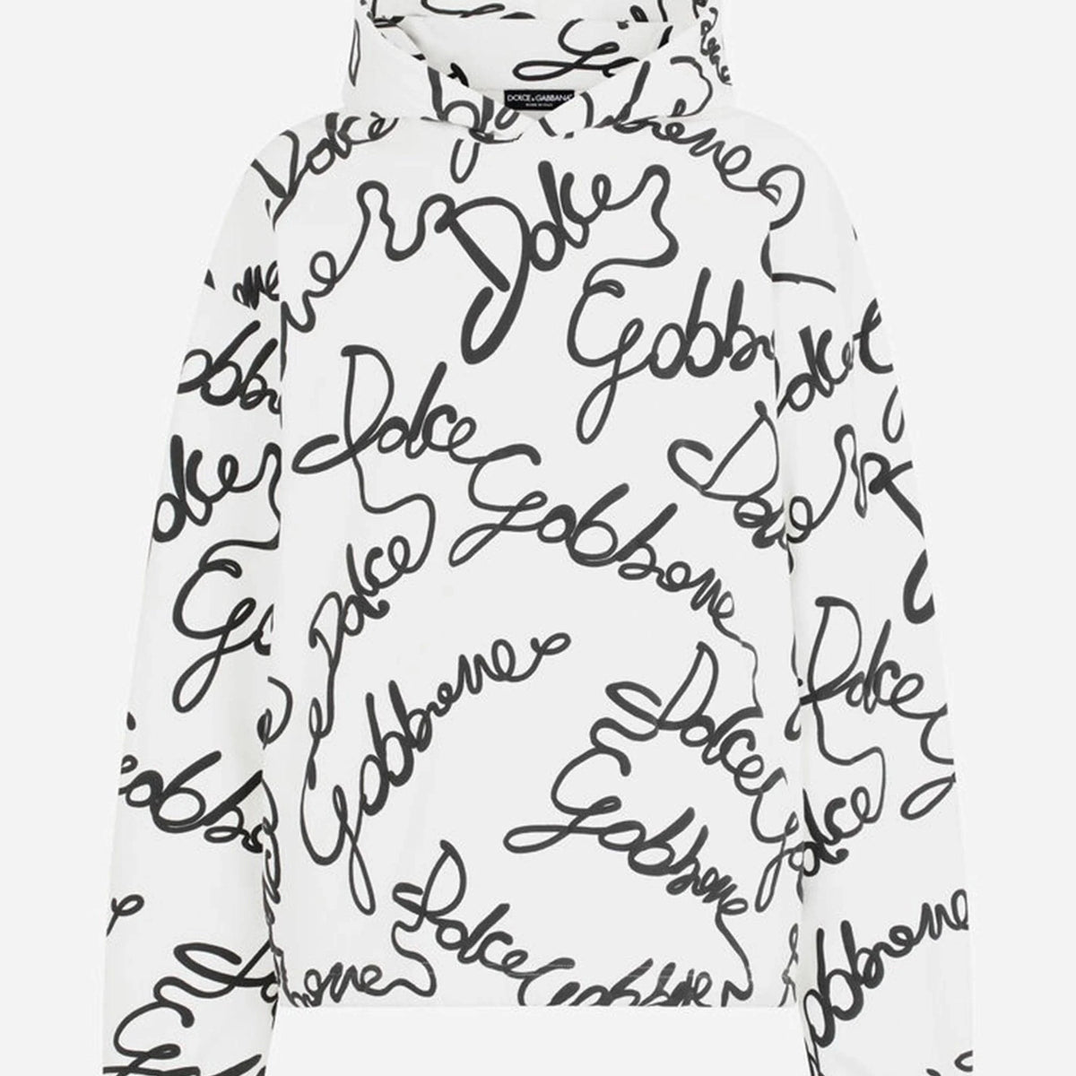 DOLCE&GABBANA ドルガバ ベロアパーカー ジャージ Sサイズ程度 dolce-gabbana-all-over-logo-