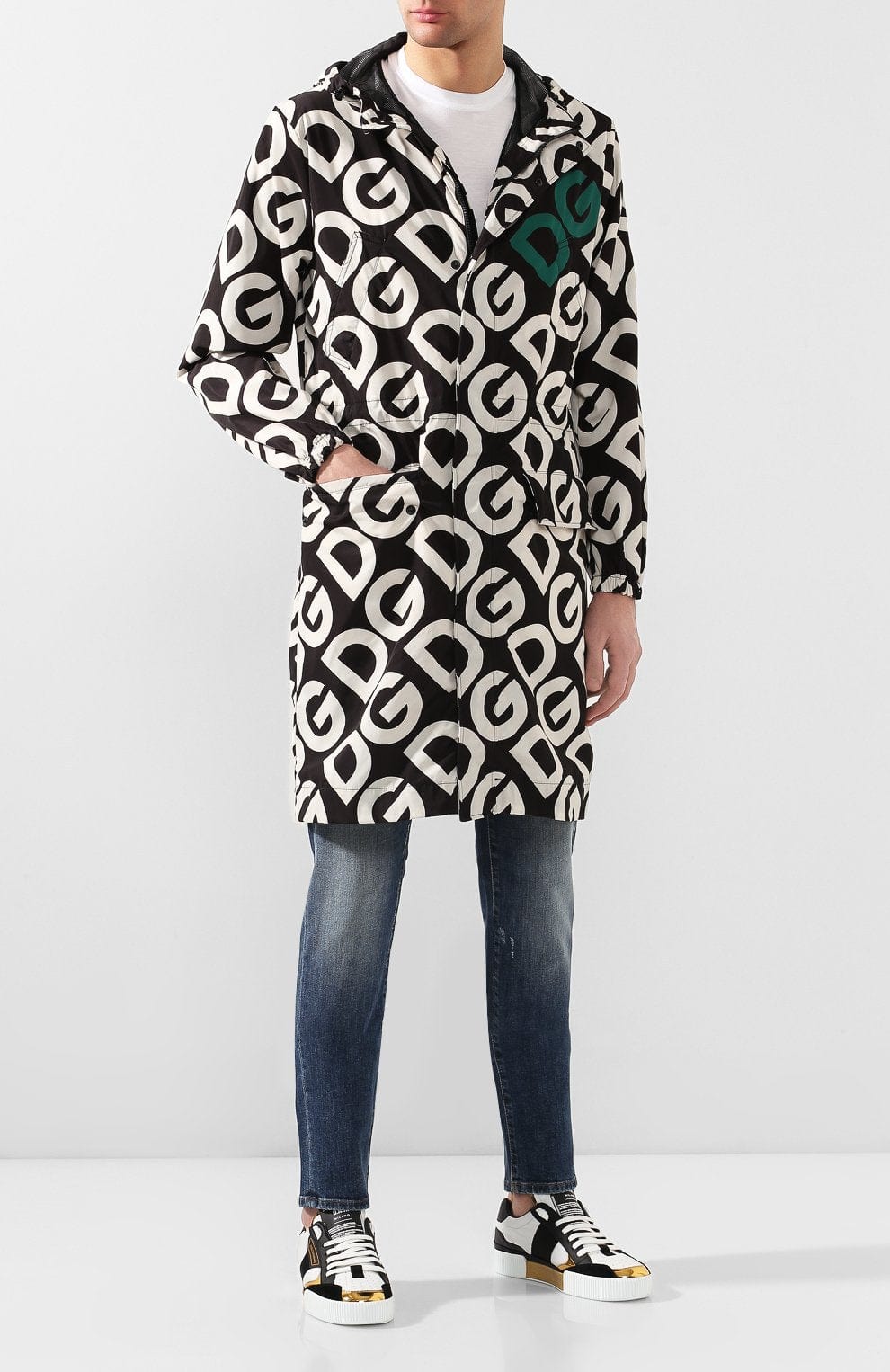 Dolce & Gabbana All-Over Logo Jacket