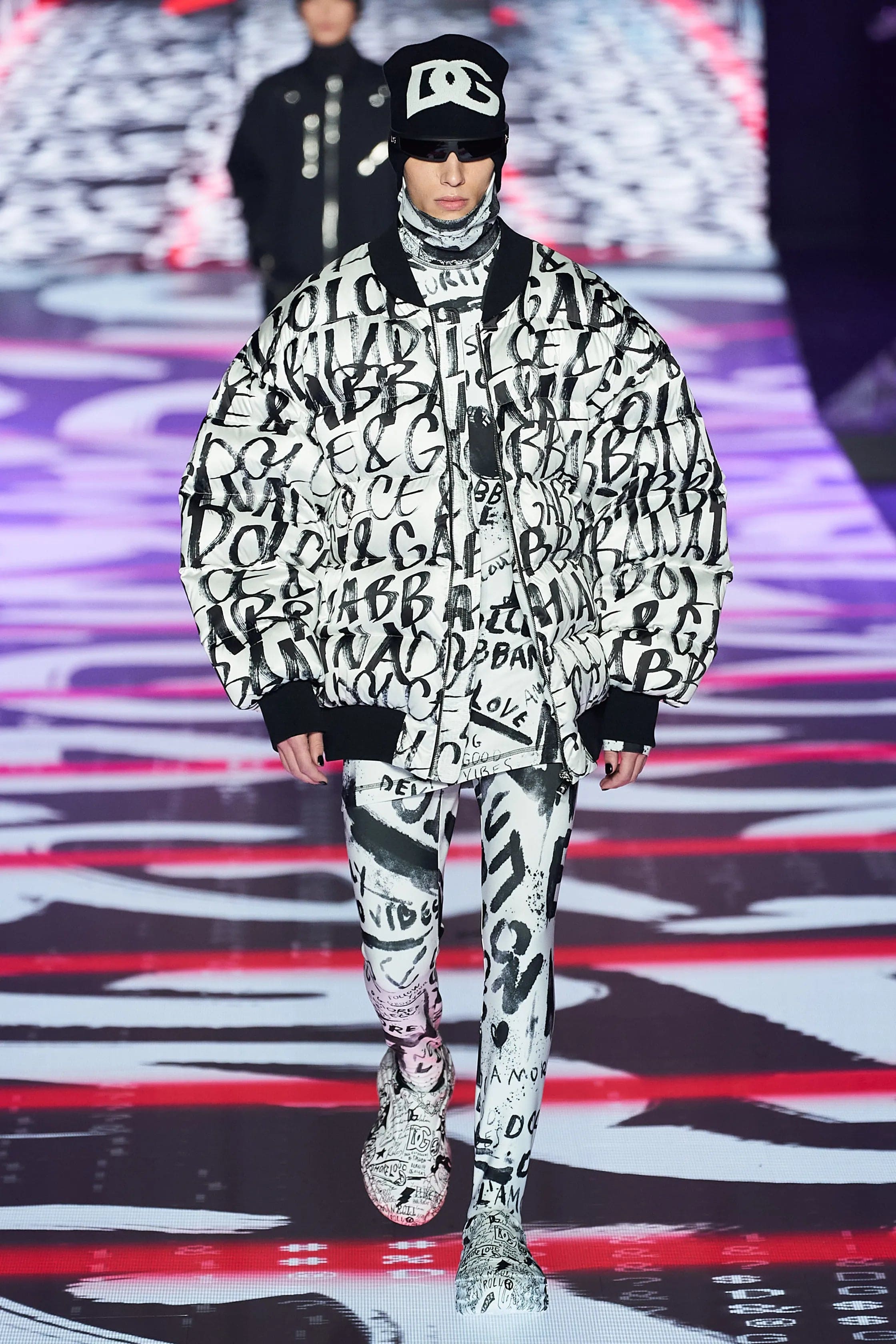 Dolce & Gabbana All-Over Logo-Print Bomber Jacket