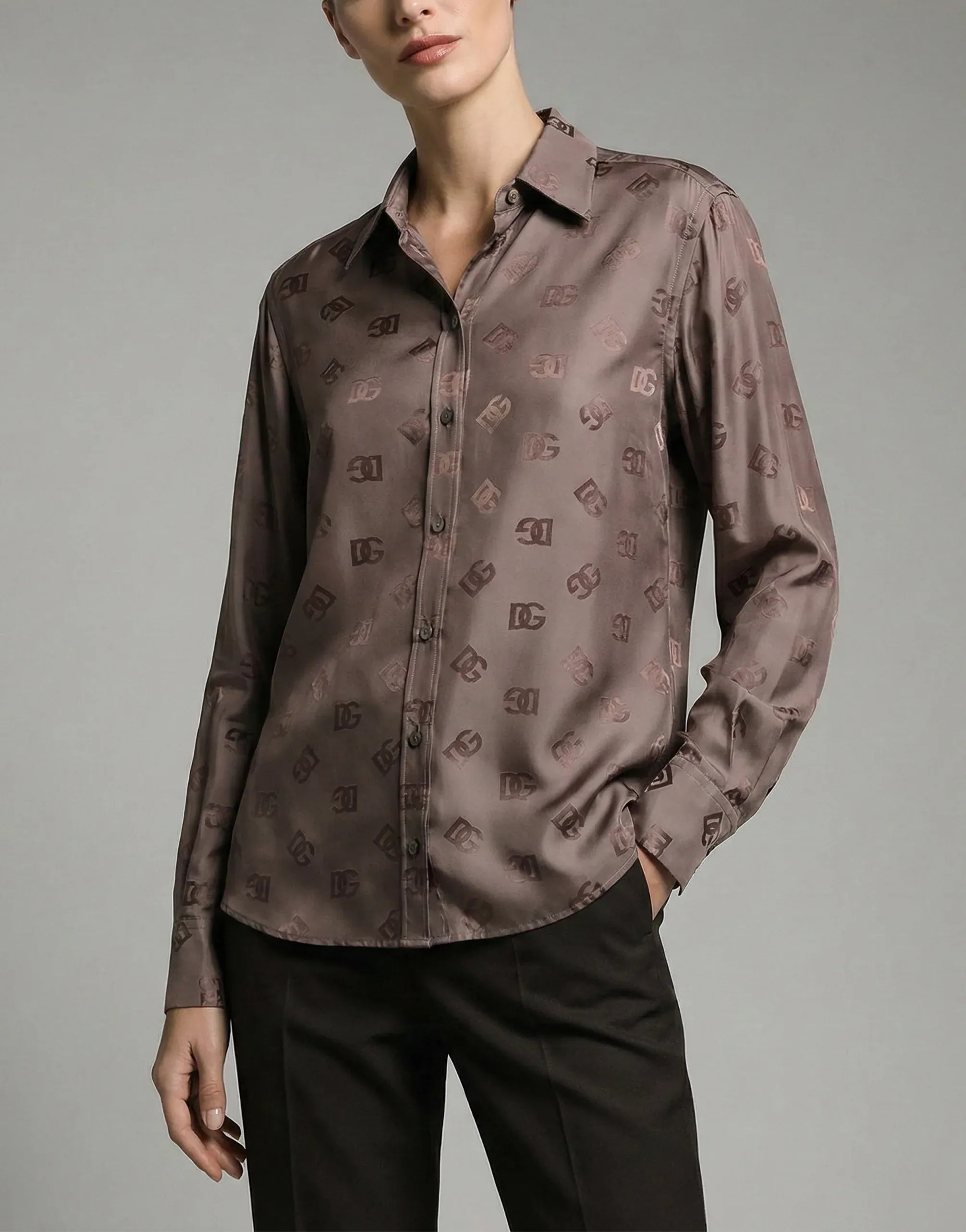 Dolce & Gabbana All-Over Logo Shirt