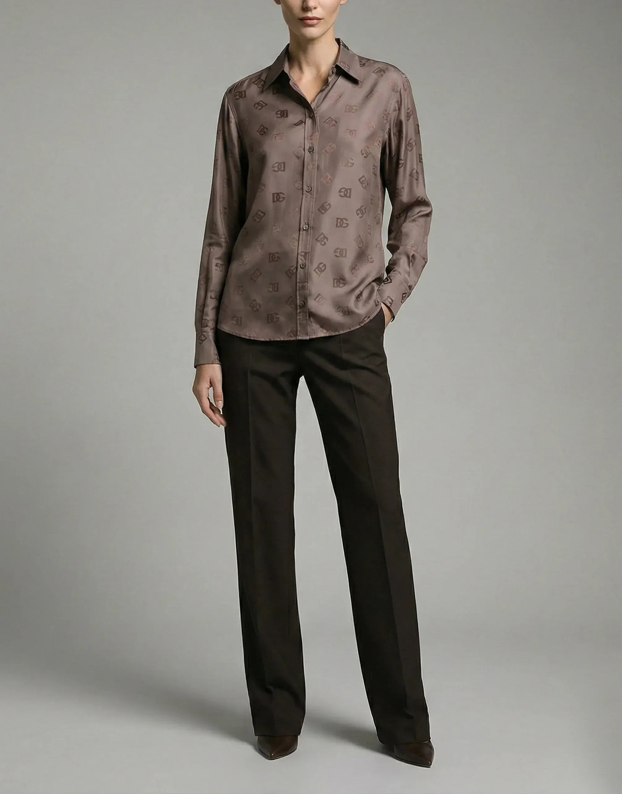 Dolce & Gabbana All-Over Logo Shirt